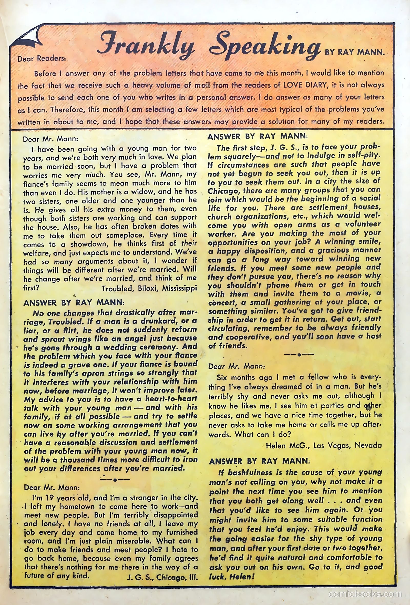 Love Diary #18 (1961) — page 31 of 52