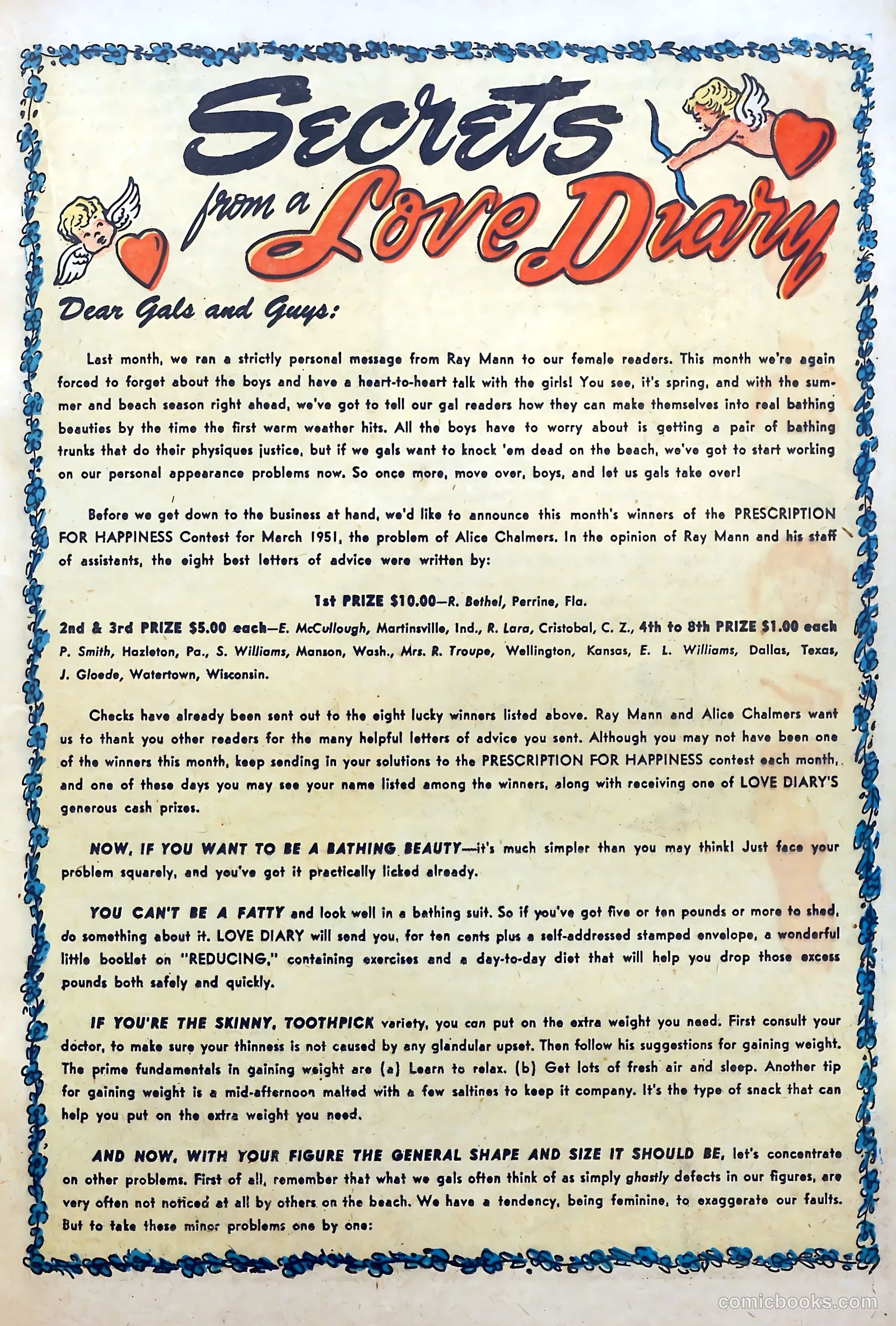 Love Diary #18 (1951) — page 25 of 52