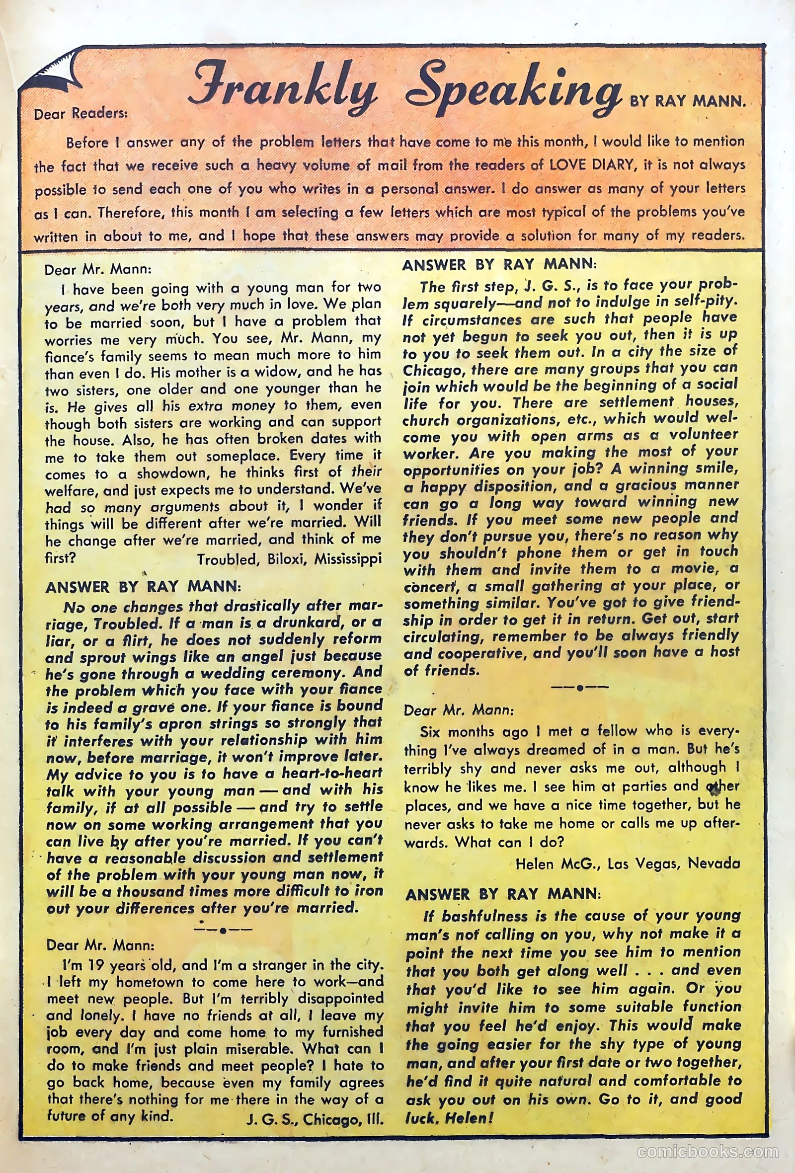 Love Diary #18 (1951) — page 31 of 52