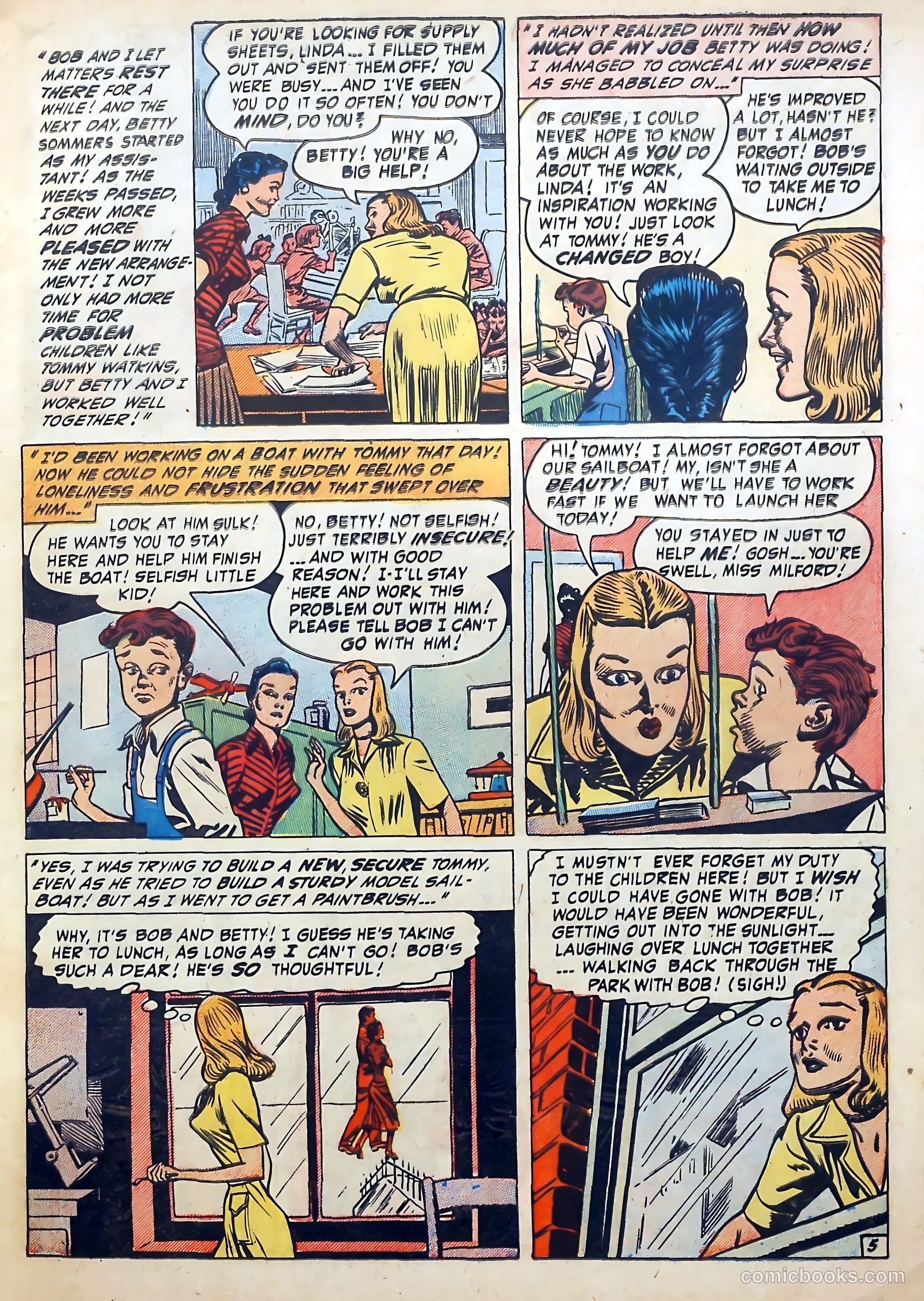 Love Diary #19 (1951) — page 7 of 52
