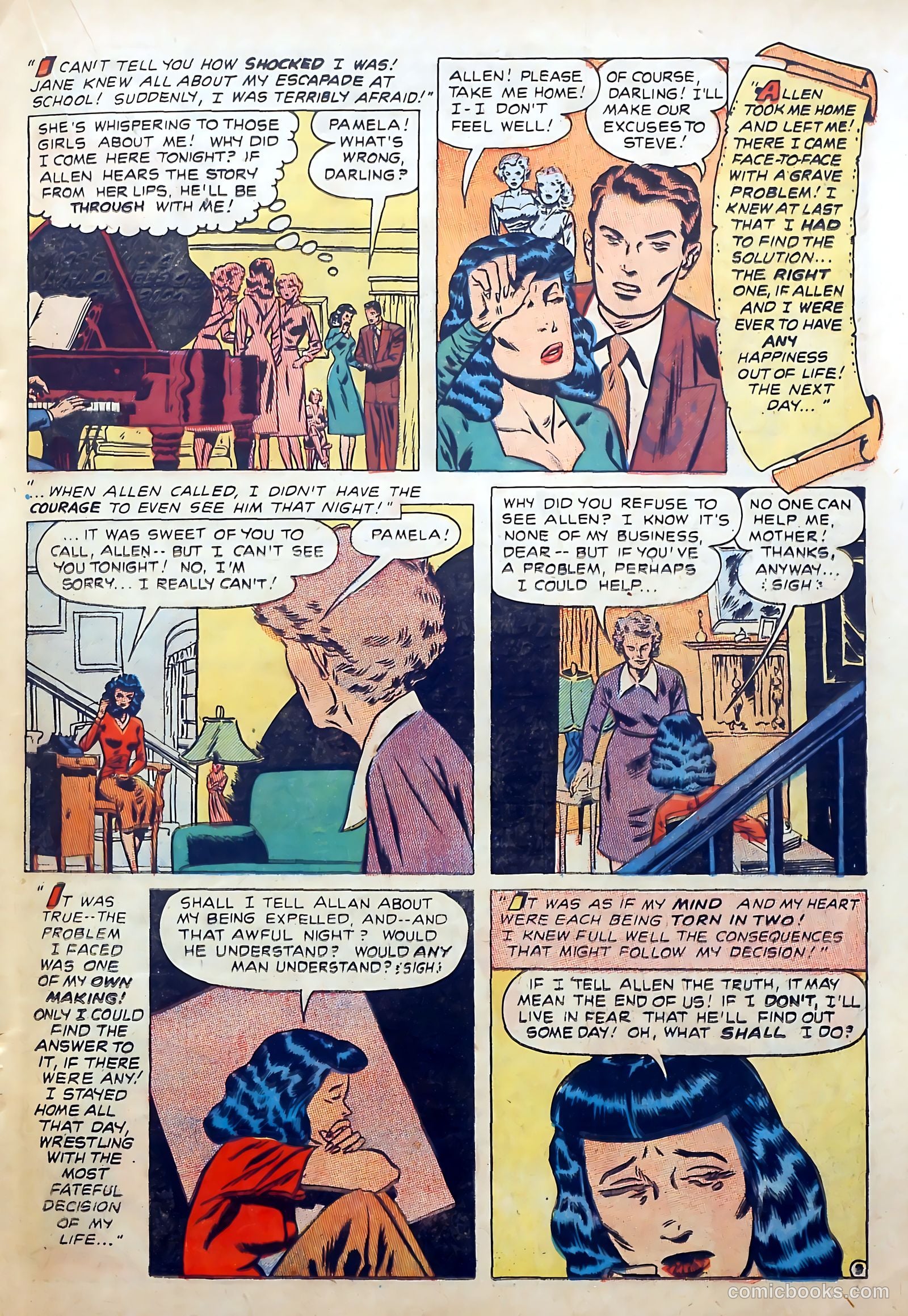 Love Diary #19 (1951) — page 25 of 52