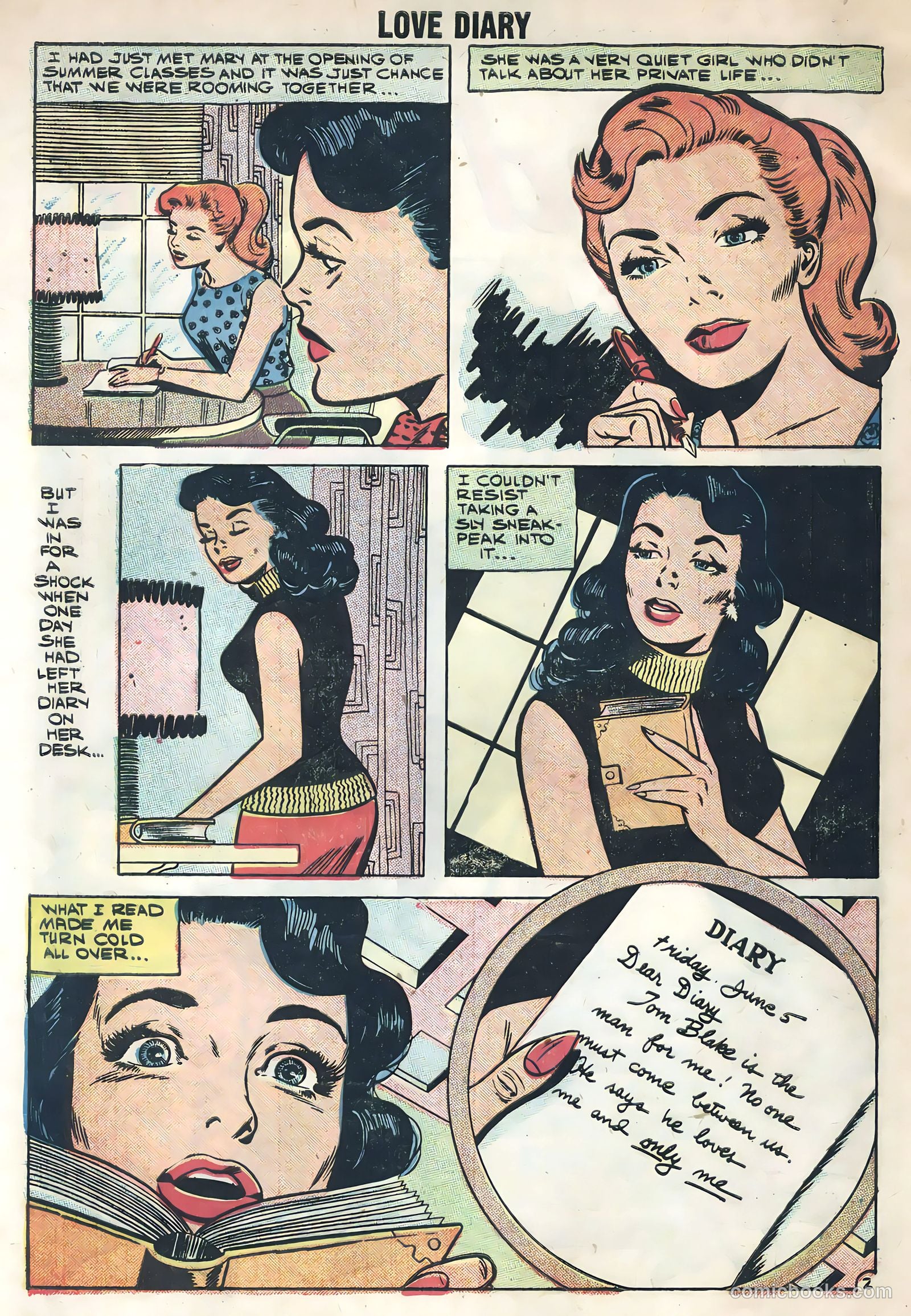 Love Diary #2 (1958) — page 4 of 36