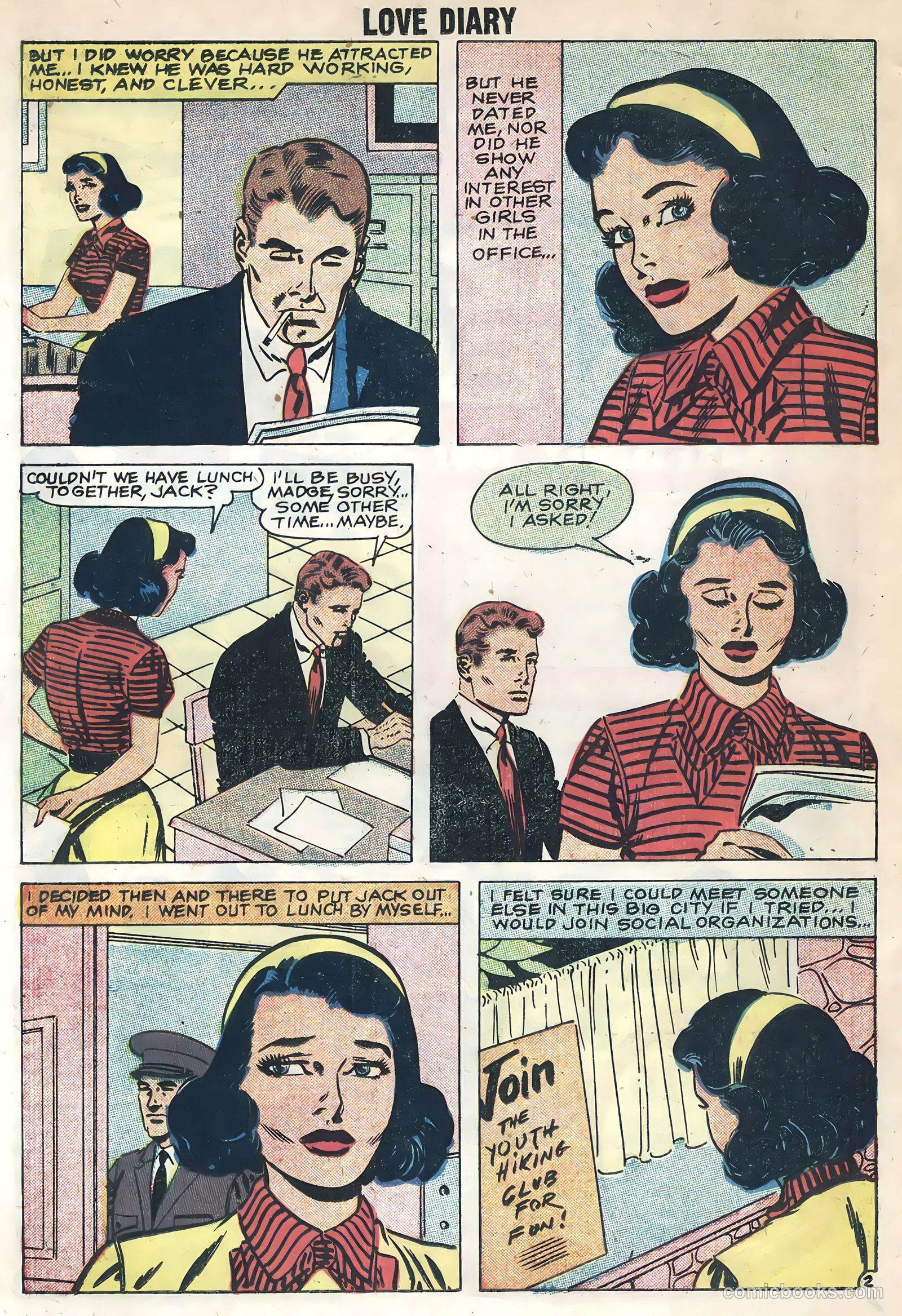Love Diary #2 (1958) — page 16 of 36