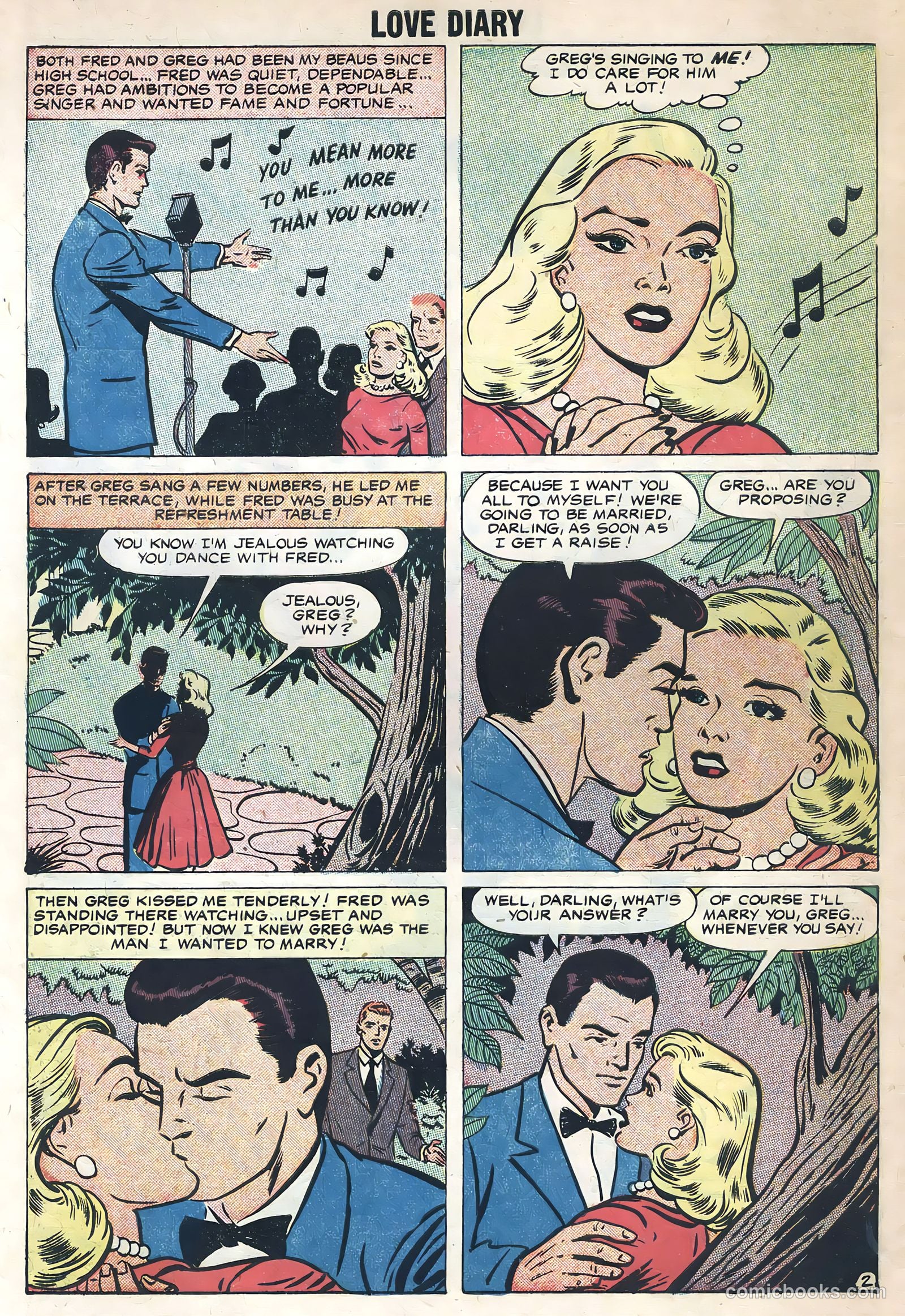 Love Diary #2 (1958) — page 30 of 36