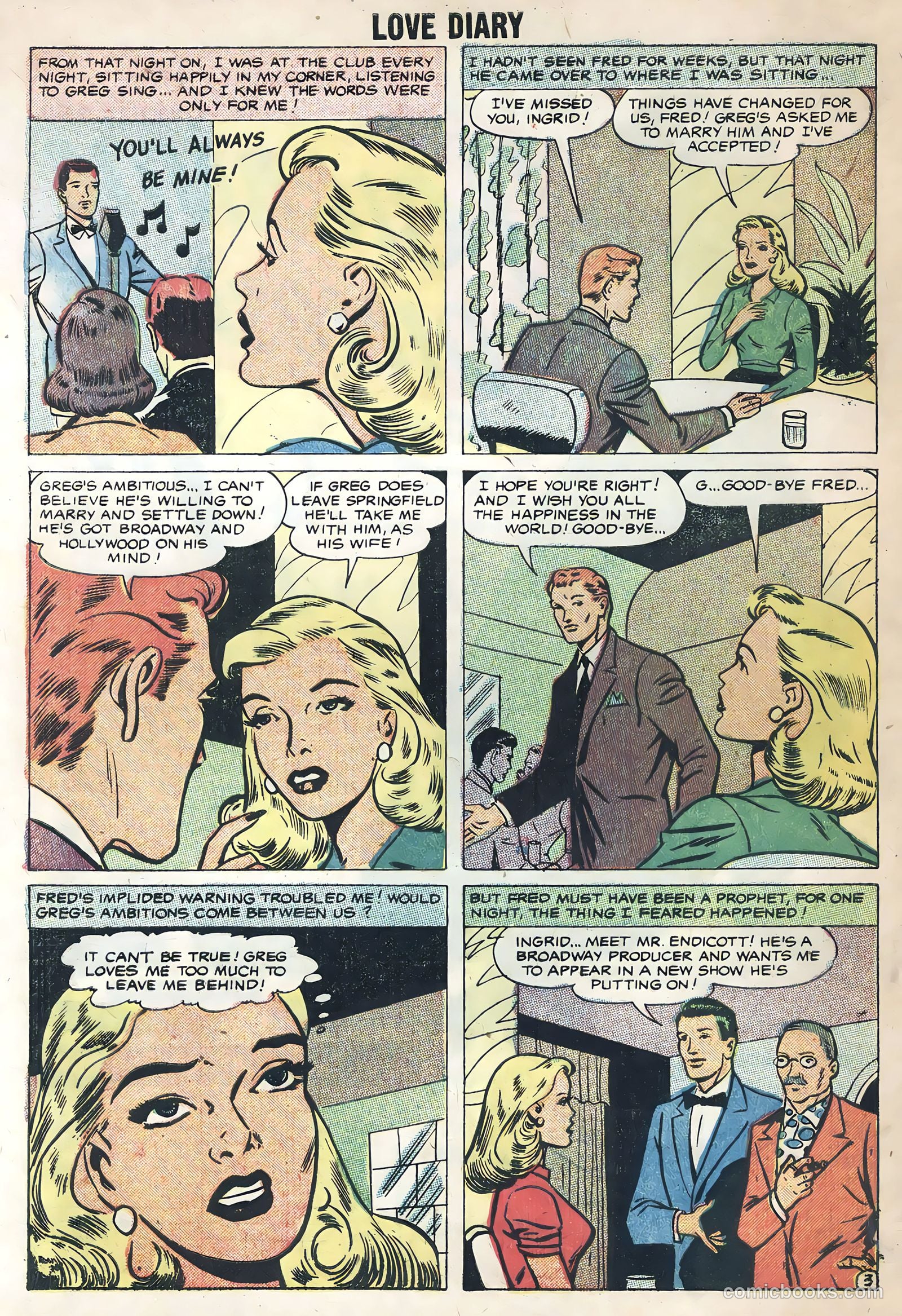 Love Diary #2 (1958) — page 32 of 36