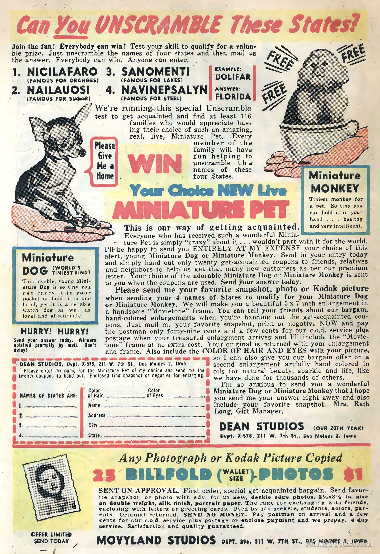 Love Diary #2 (1958) — page 34 of 36