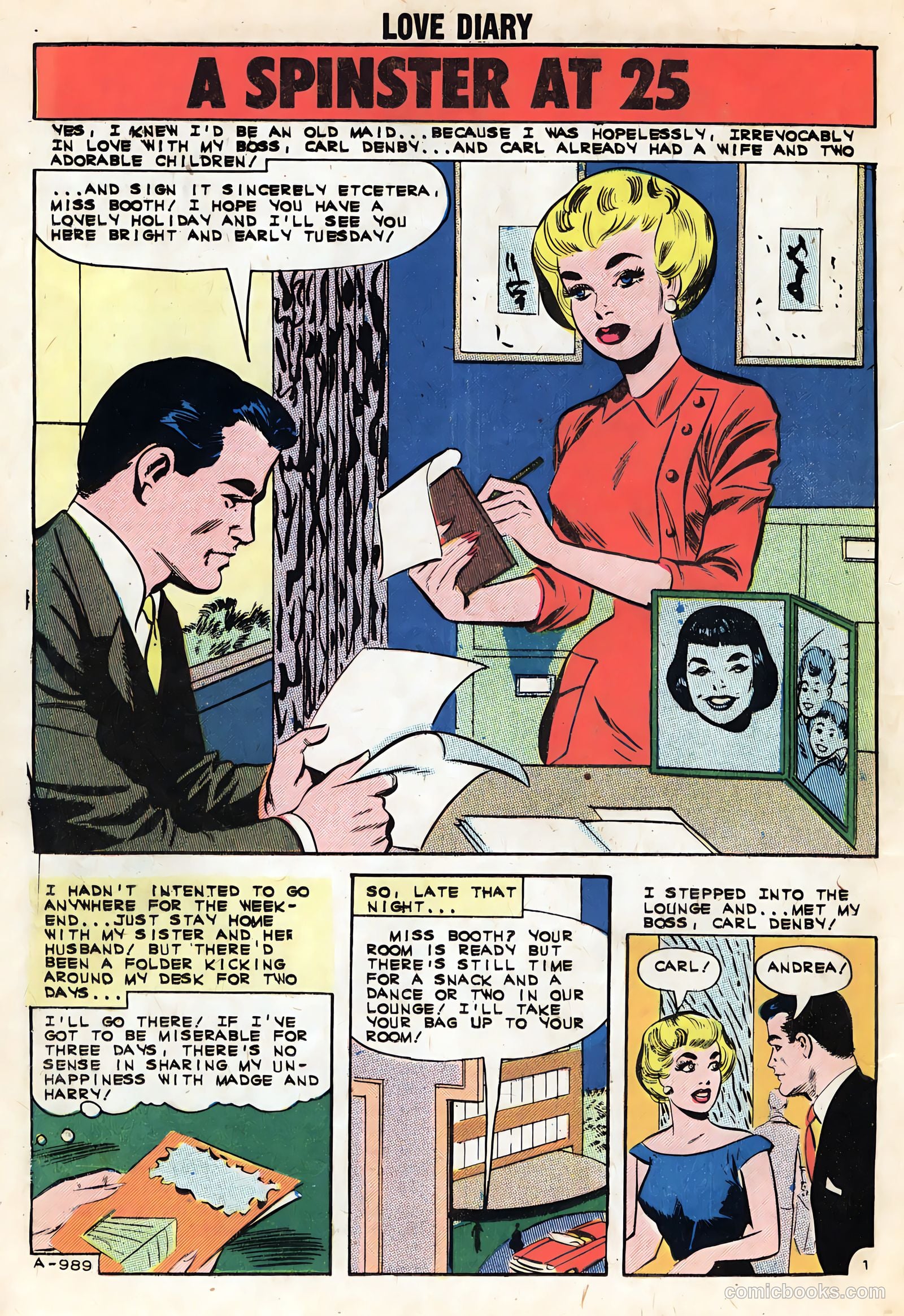 Love Diary #21 (1962) — page 20 of 37