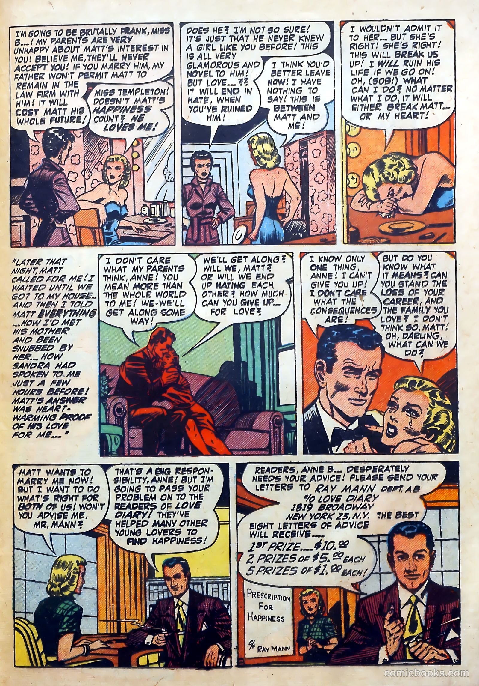 Love Diary #21 (1951) — page 25 of 36