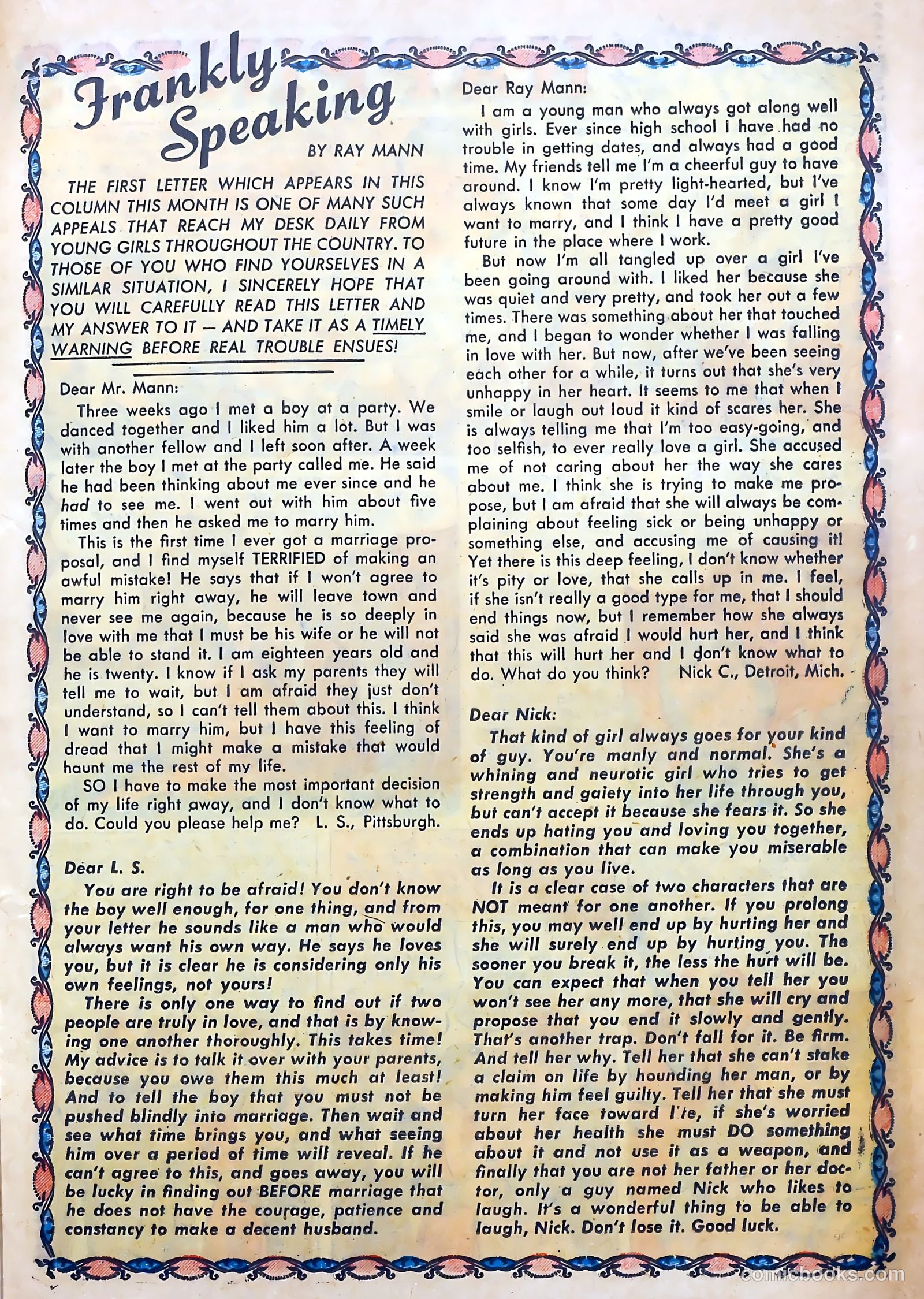 Love Diary #22 (1962) — page 21 of 37