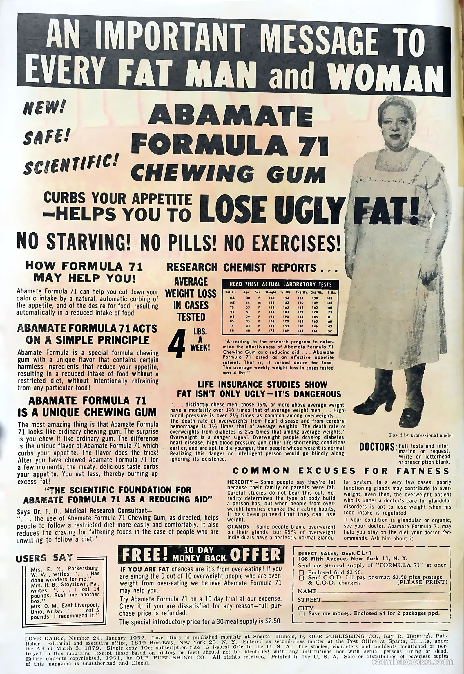 Love Diary #24 (1952) — page 2 of 36