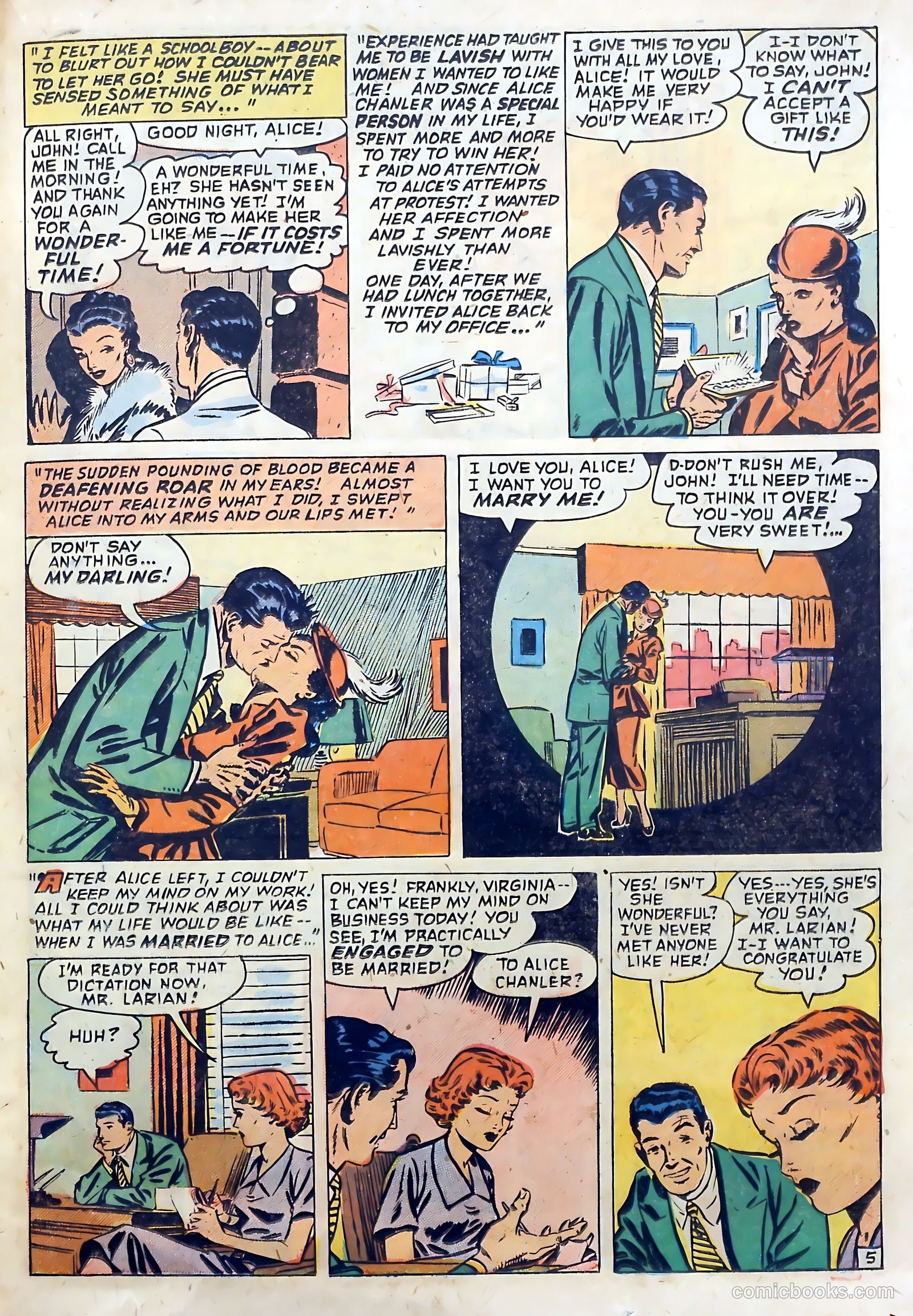 Love Diary #24 (1952) — page 19 of 36
