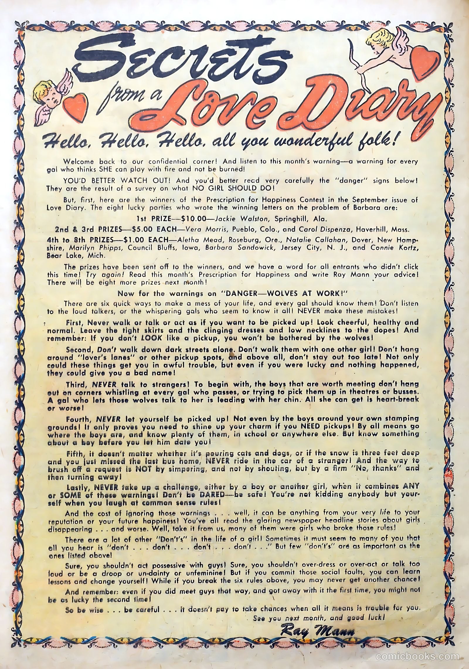 Love Diary #24 (1952) — page 22 of 36