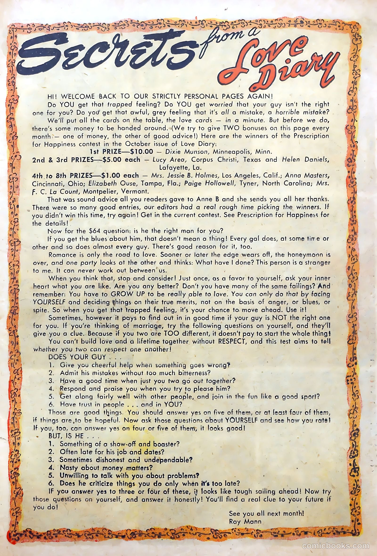 Love Diary #25 (1963) — page 21 of 36
