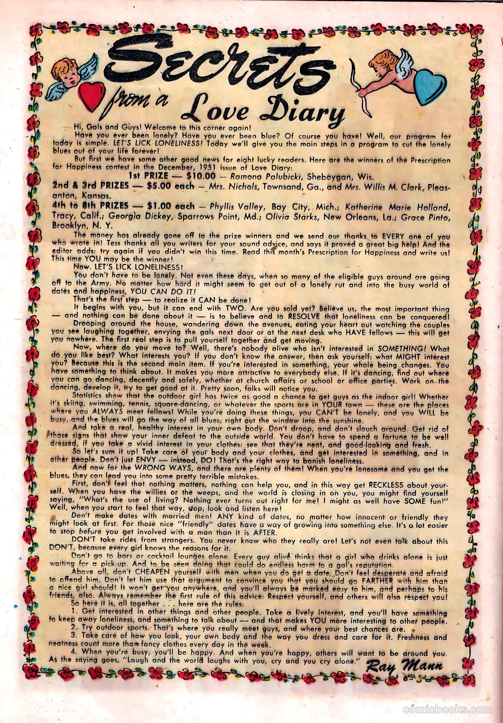 Love Diary #27 (1952) — page 22 of 36