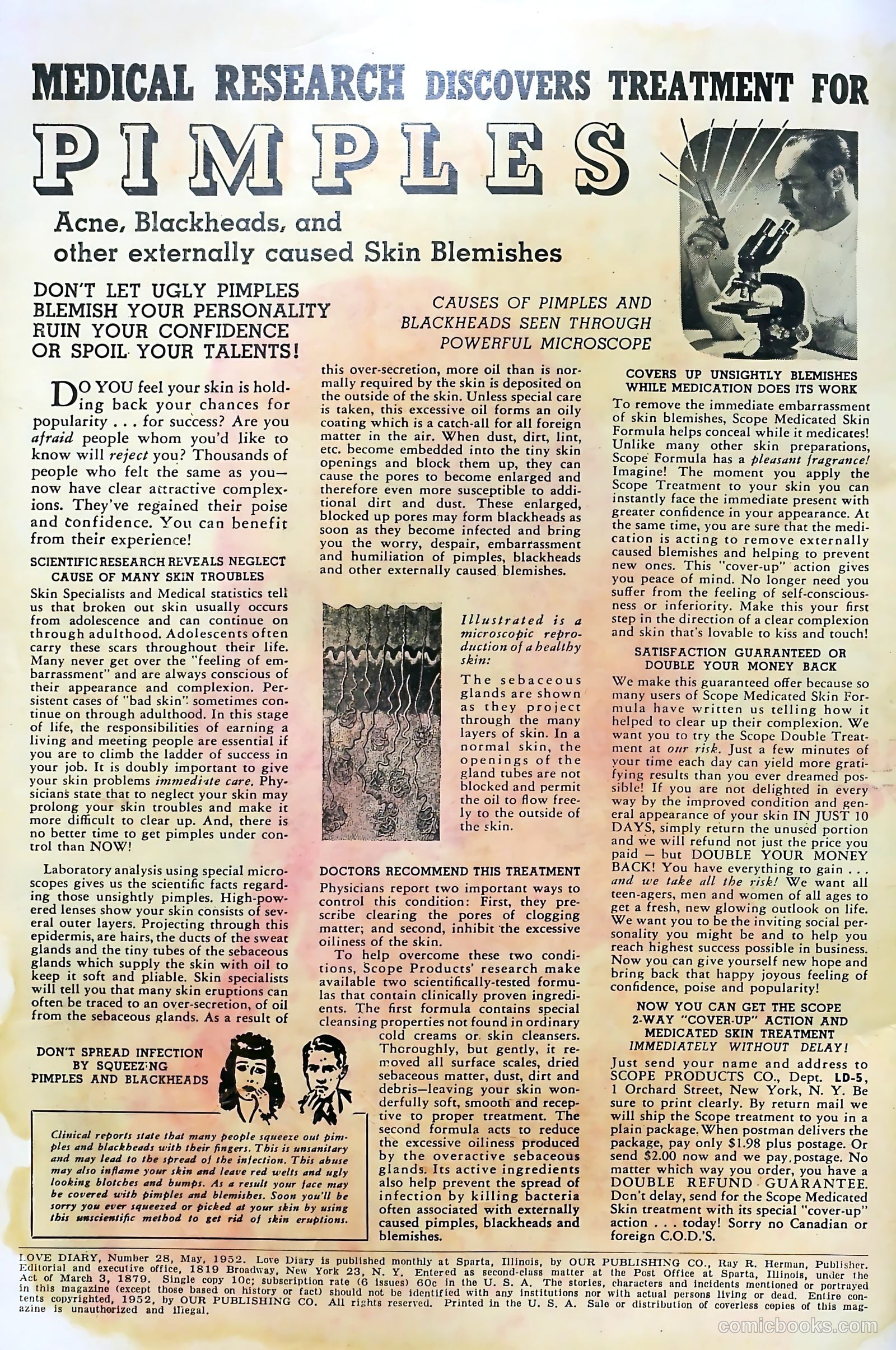 Love Diary #28 (1952) — page 2 of 36