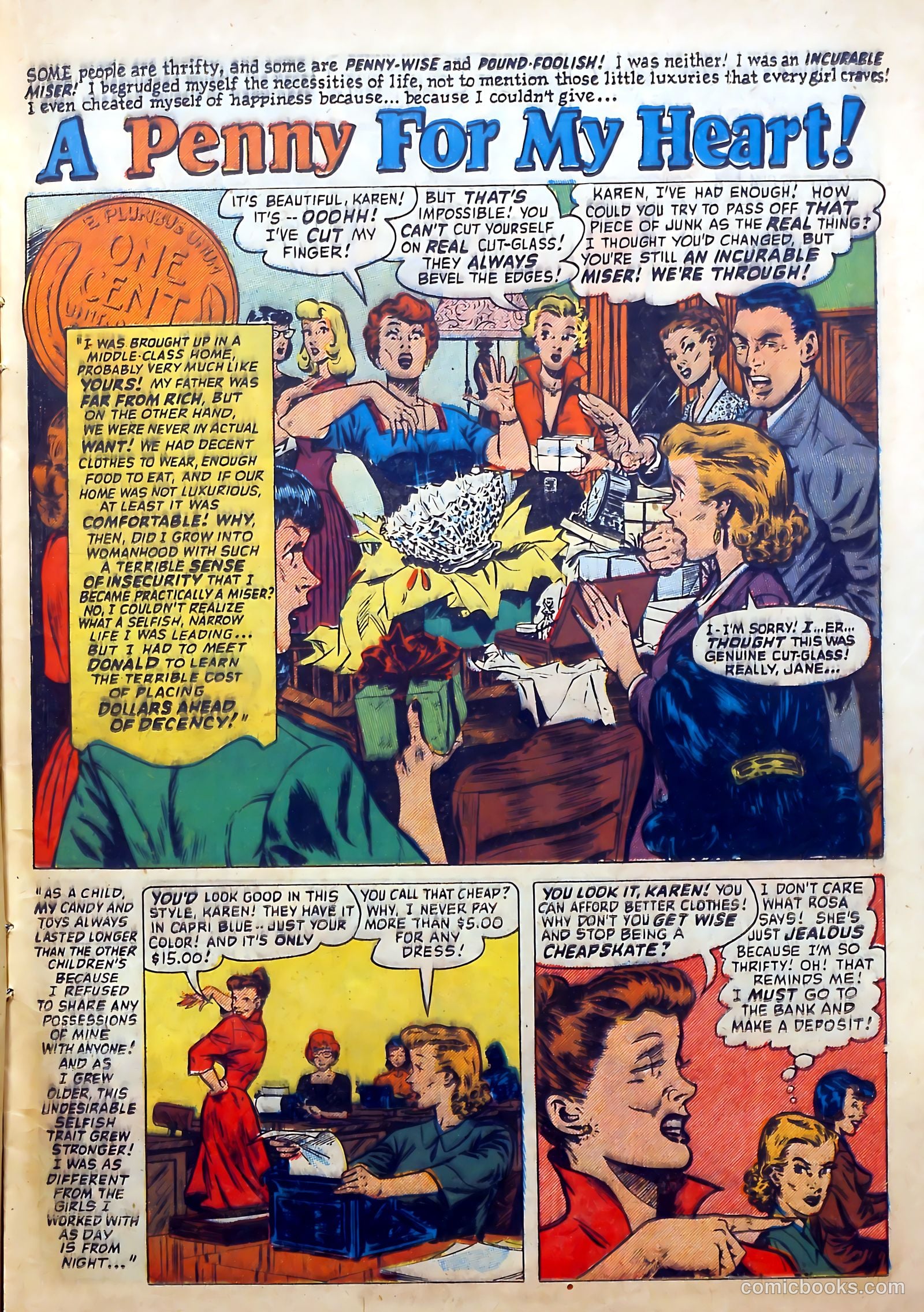 Love Diary #28 (1952) — page 15 of 36