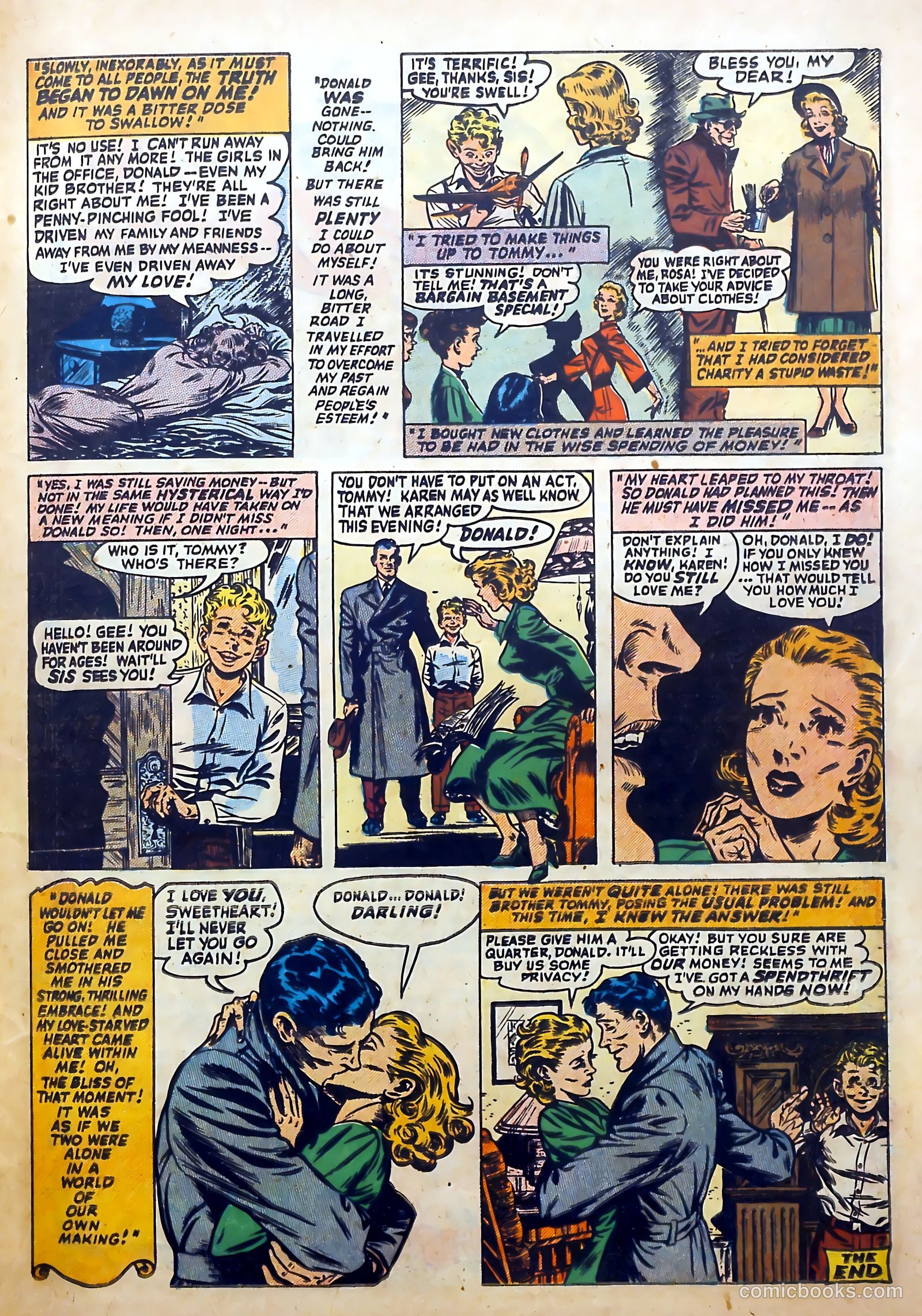 Love Diary #28 (1952) — page 21 of 36