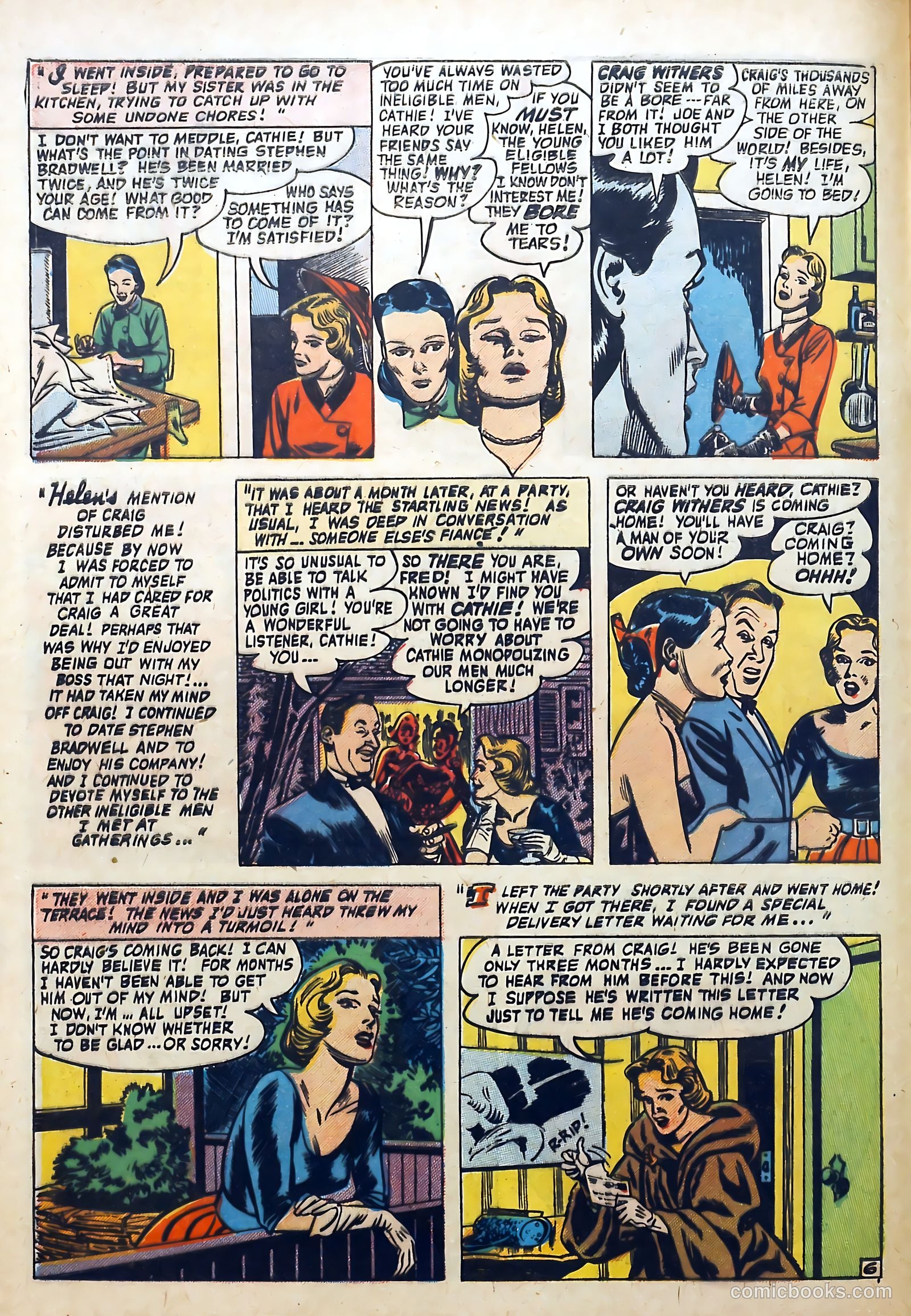 Love Diary #29 (1952) — page 8 of 36
