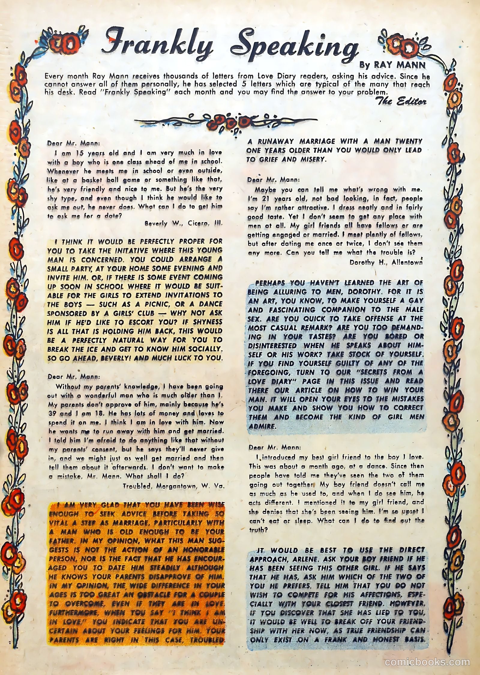 Love Diary #29 (1952) — page 26 of 36