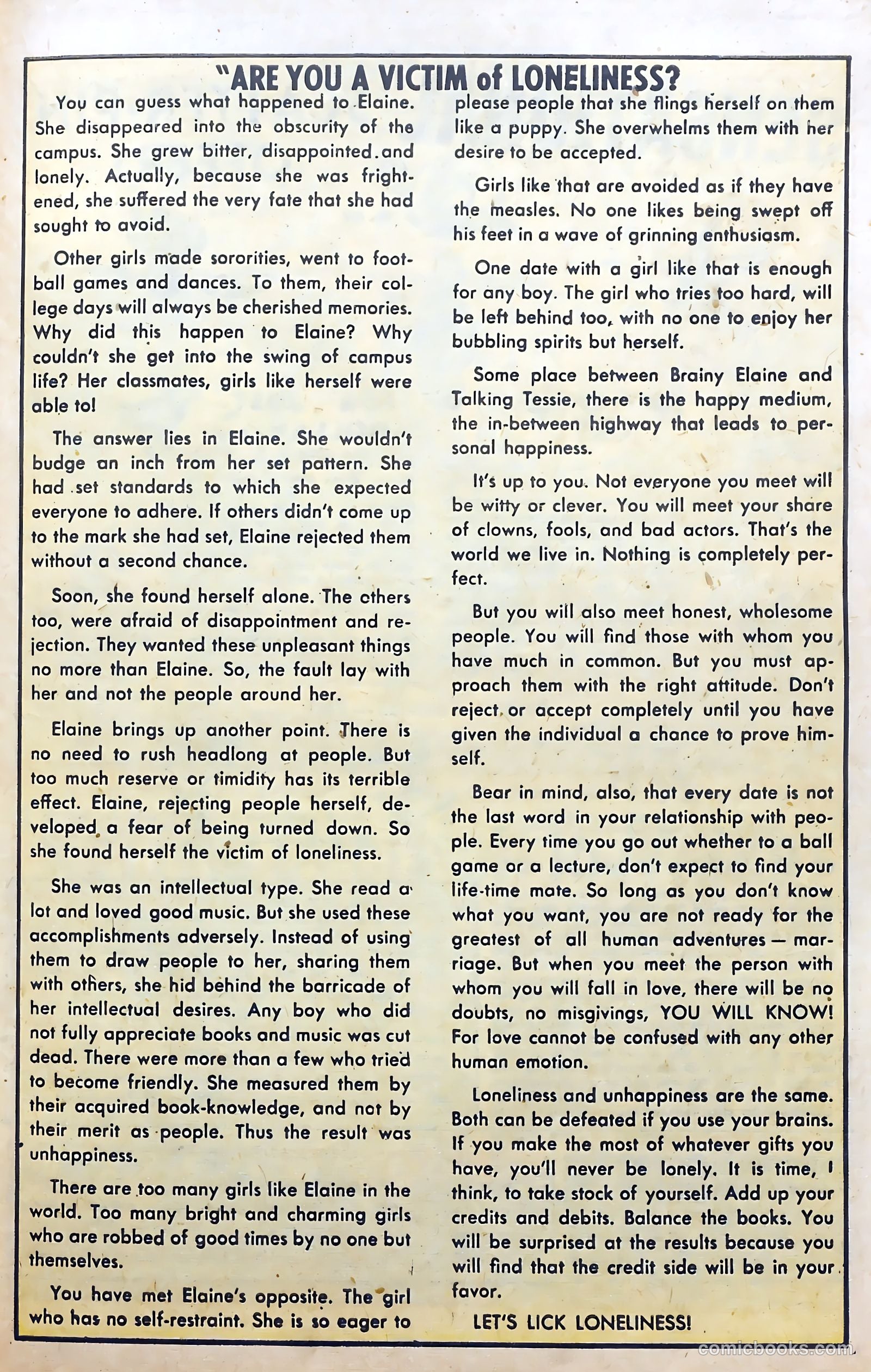 Love Diary #3 (1949) — page 39 of 52