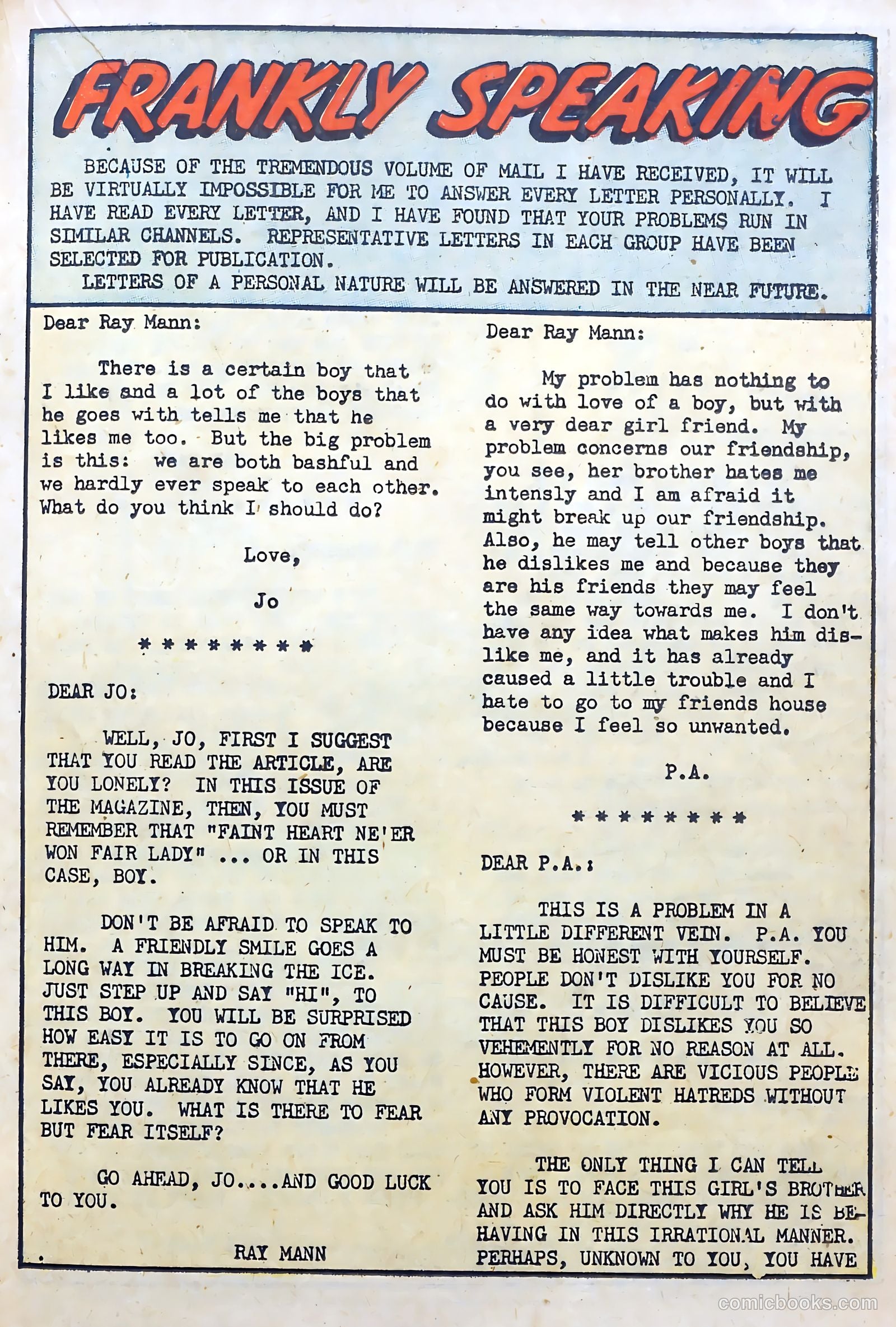 Love Diary #3 (1959) — page 27 of 52