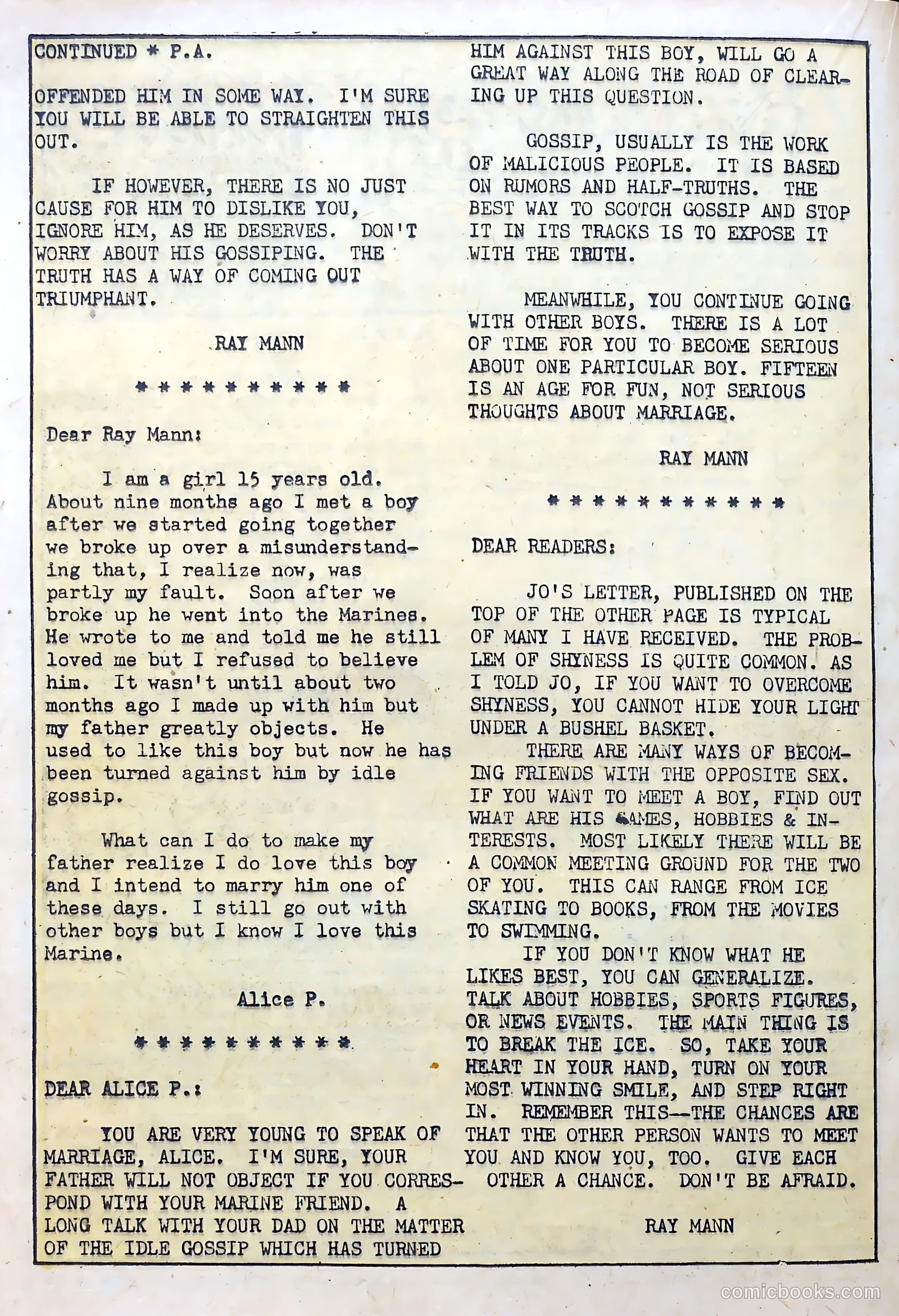 Love Diary #3 (1959) — page 28 of 52