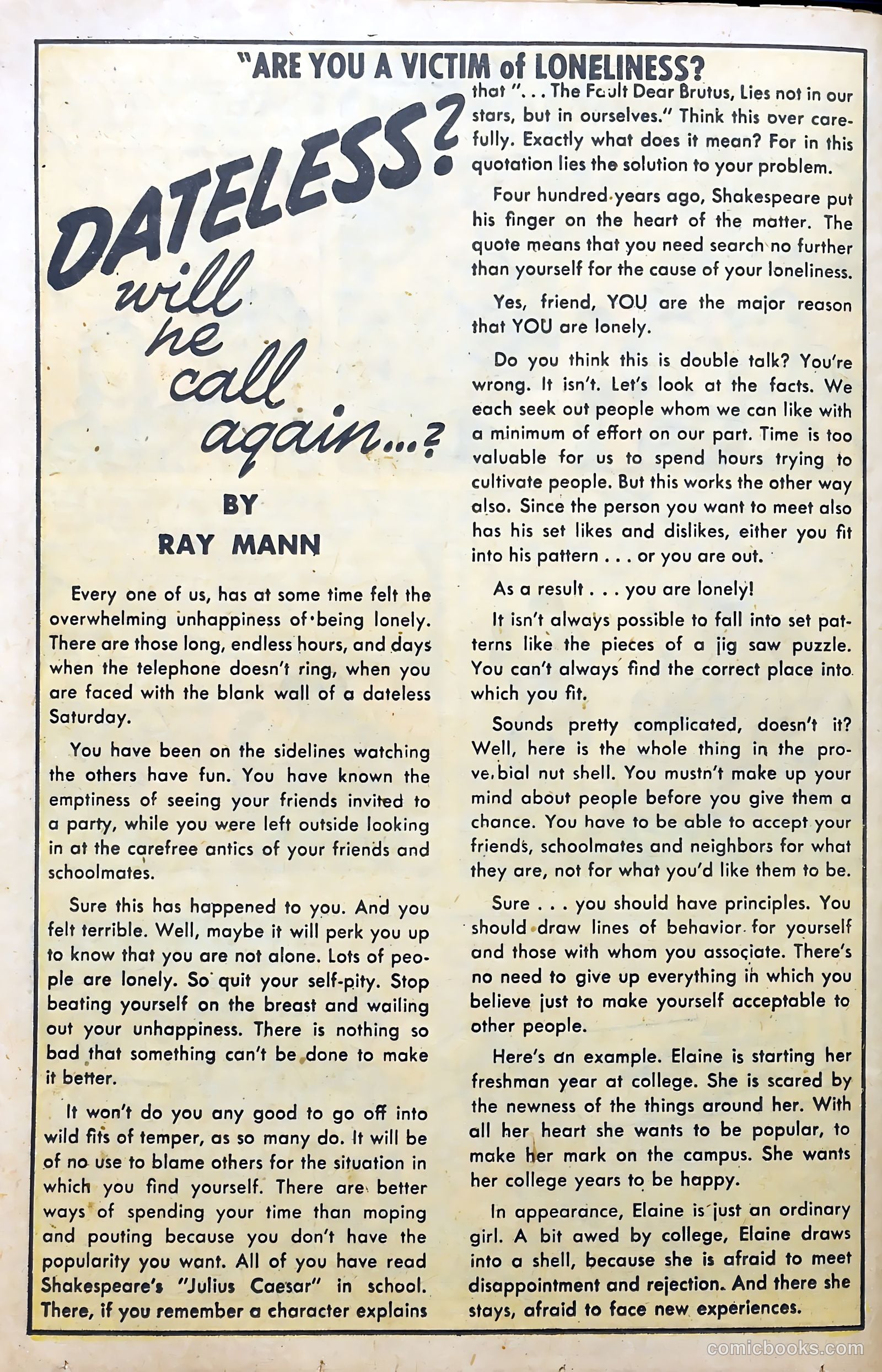Love Diary #3 (1959) — page 38 of 52
