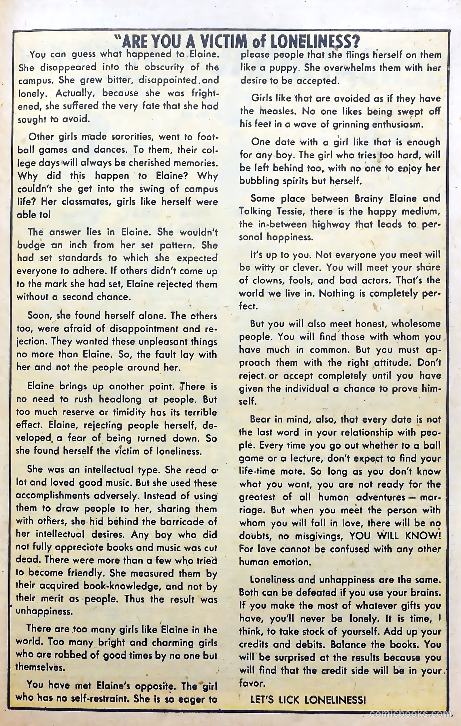 Love Diary #3 (1959) — page 39 of 52