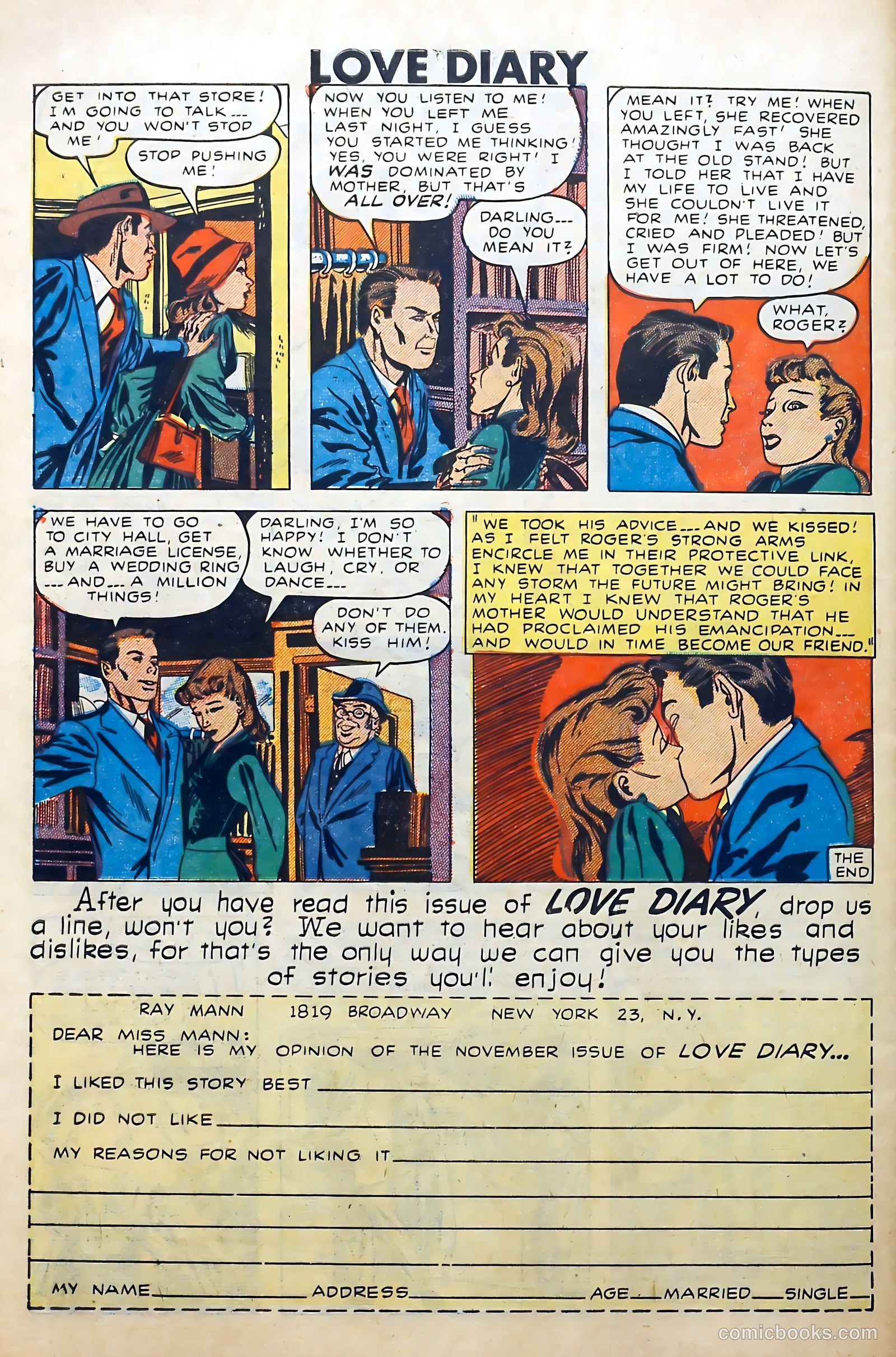 Love Diary #3 (1959) — page 48 of 52