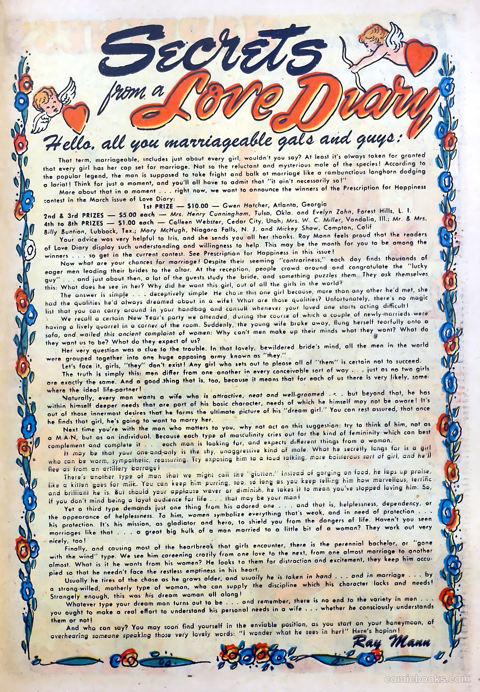 Love Diary #30 (1952) — page 21 of 36