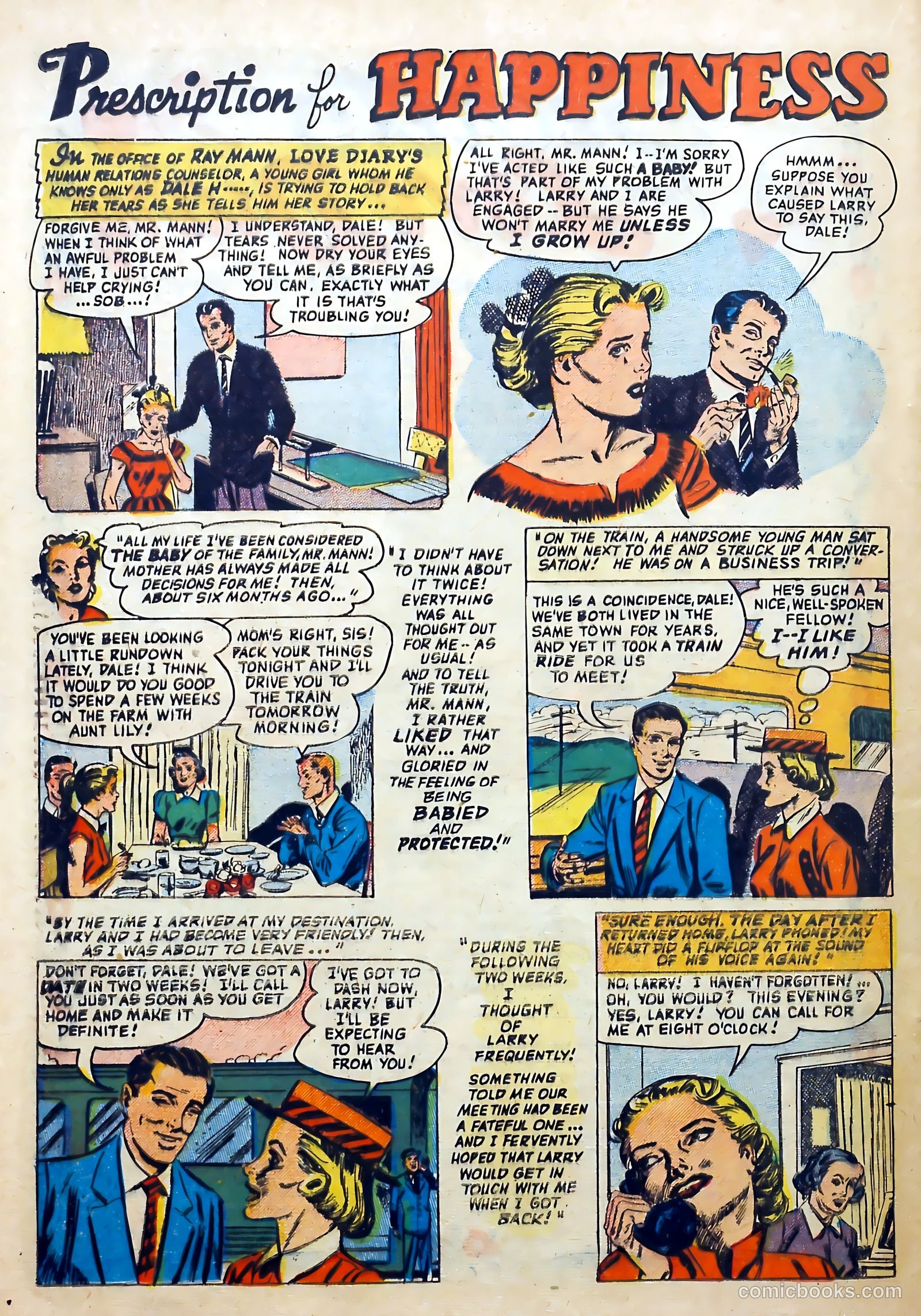 Love Diary #30 (1952) — page 22 of 36