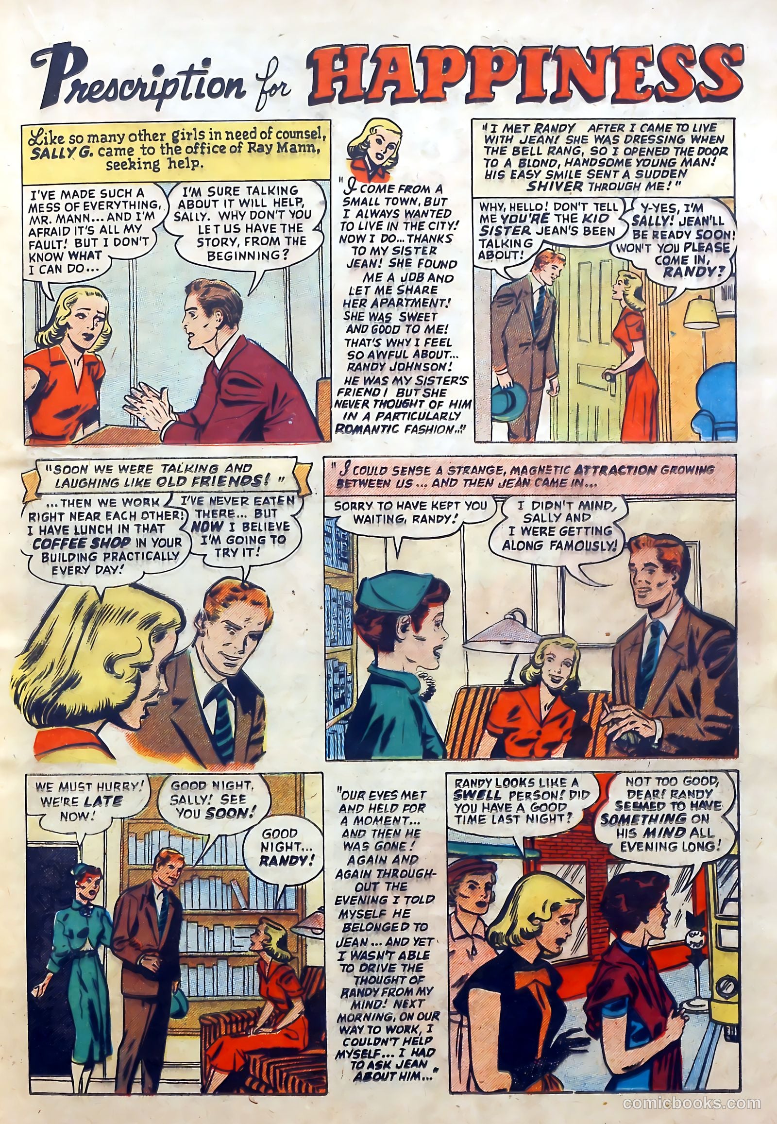 Love Diary #31 (1952) — page 21 of 36