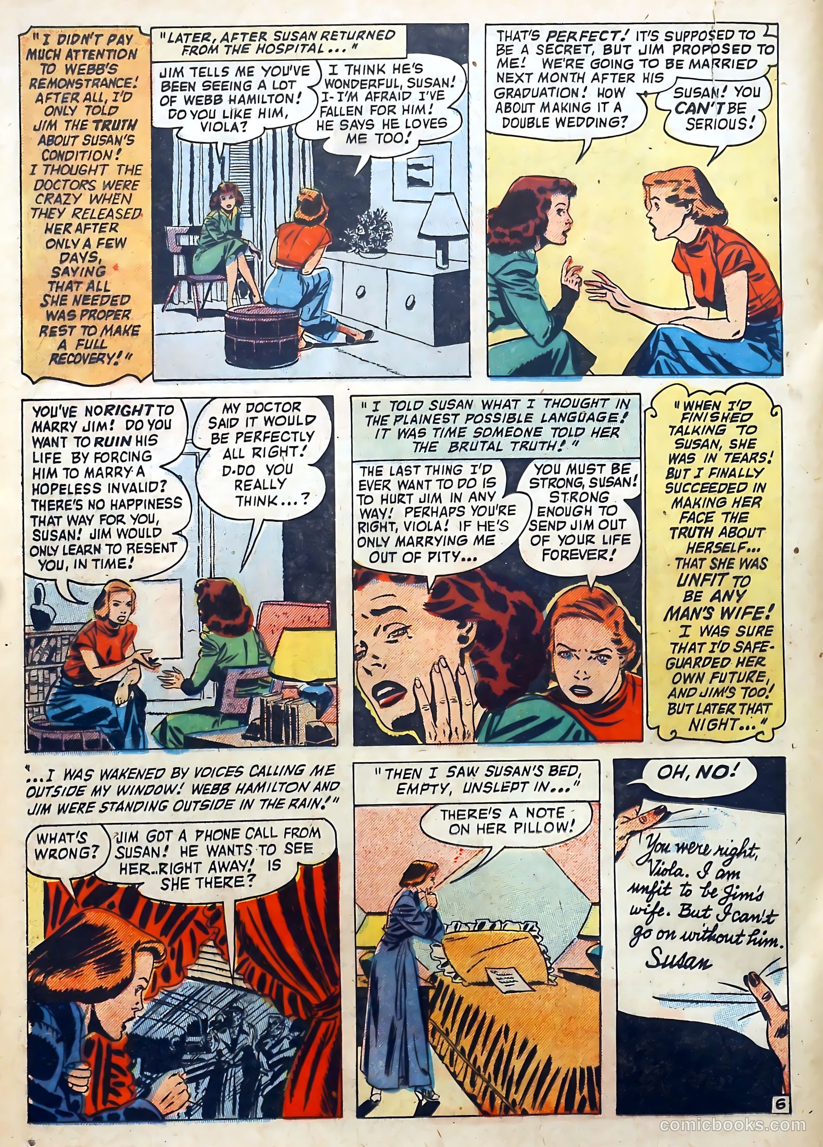Love Diary #32 (1952) — page 20 of 36