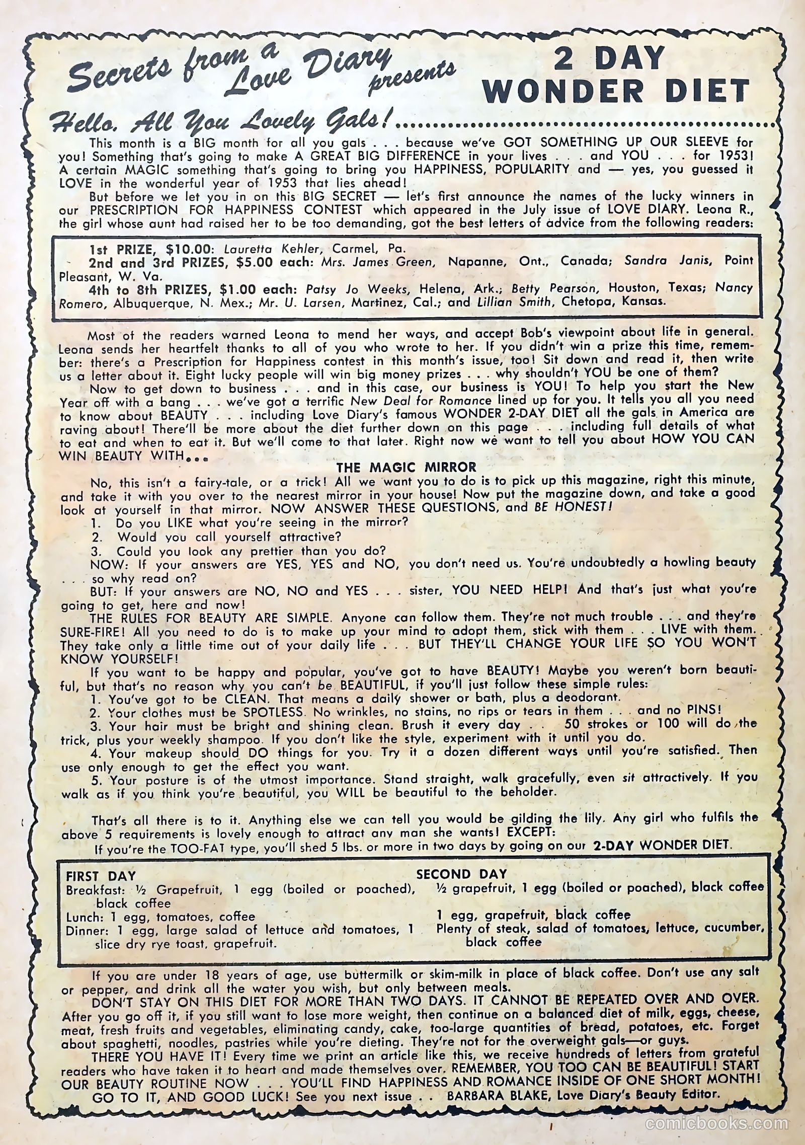 Love Diary #33 (1964) — page 22 of 36