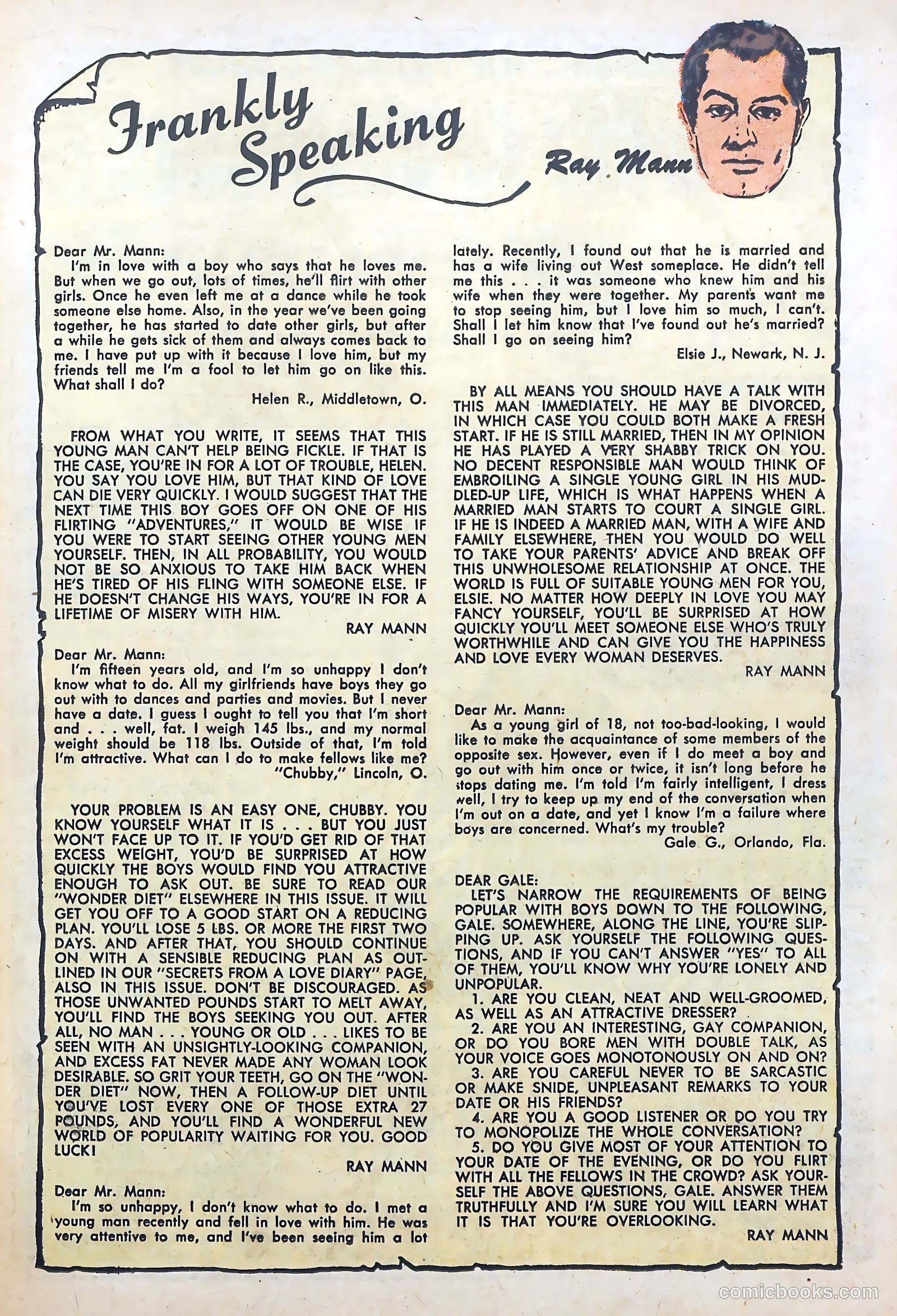 Love Diary #33 (1953) — page 25 of 36