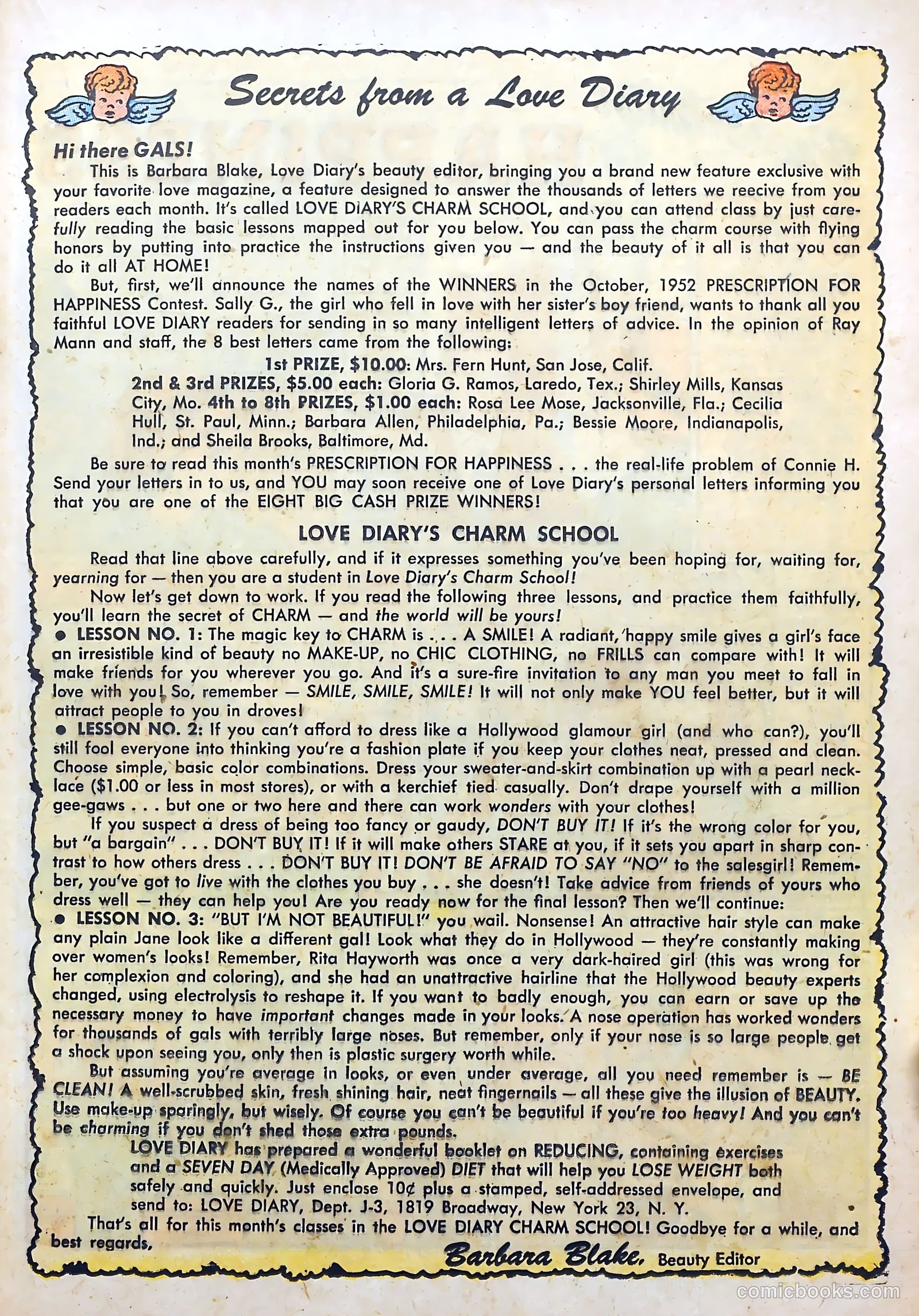Love Diary #35 (1953) — page 21 of 36
