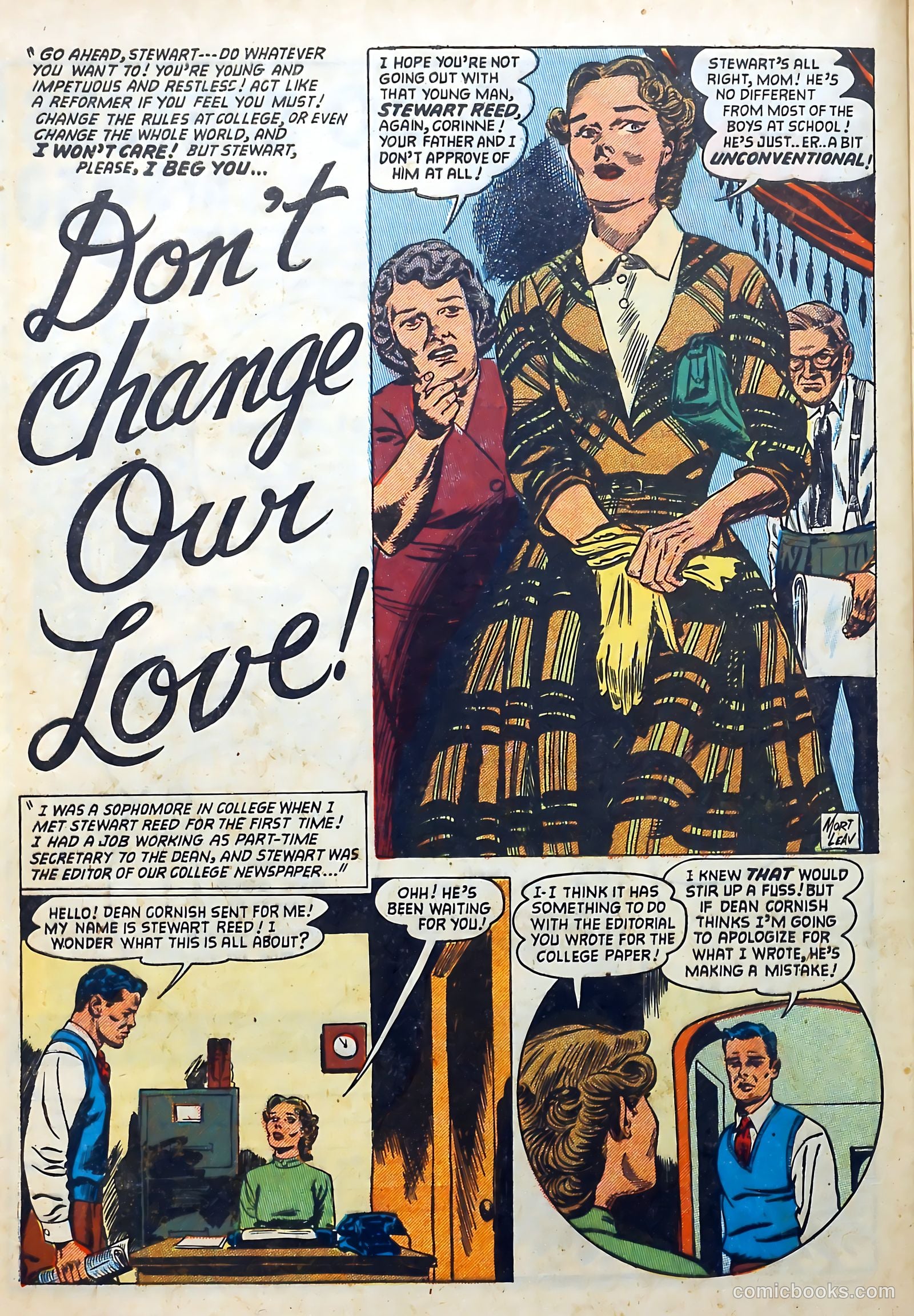 Love Diary #35 (1953) — page 28 of 36