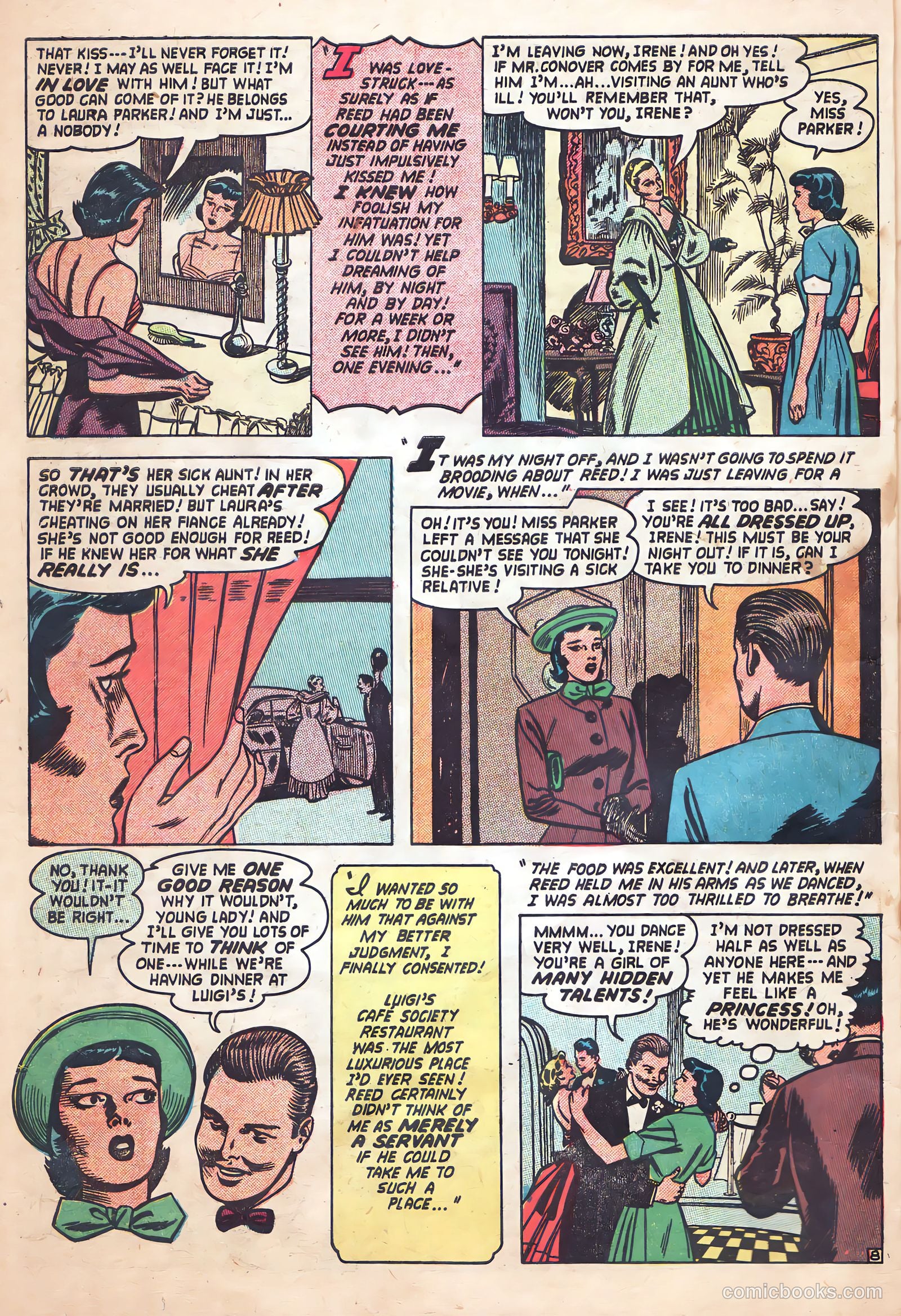 Love Diary #36 (1953) — page 10 of 36