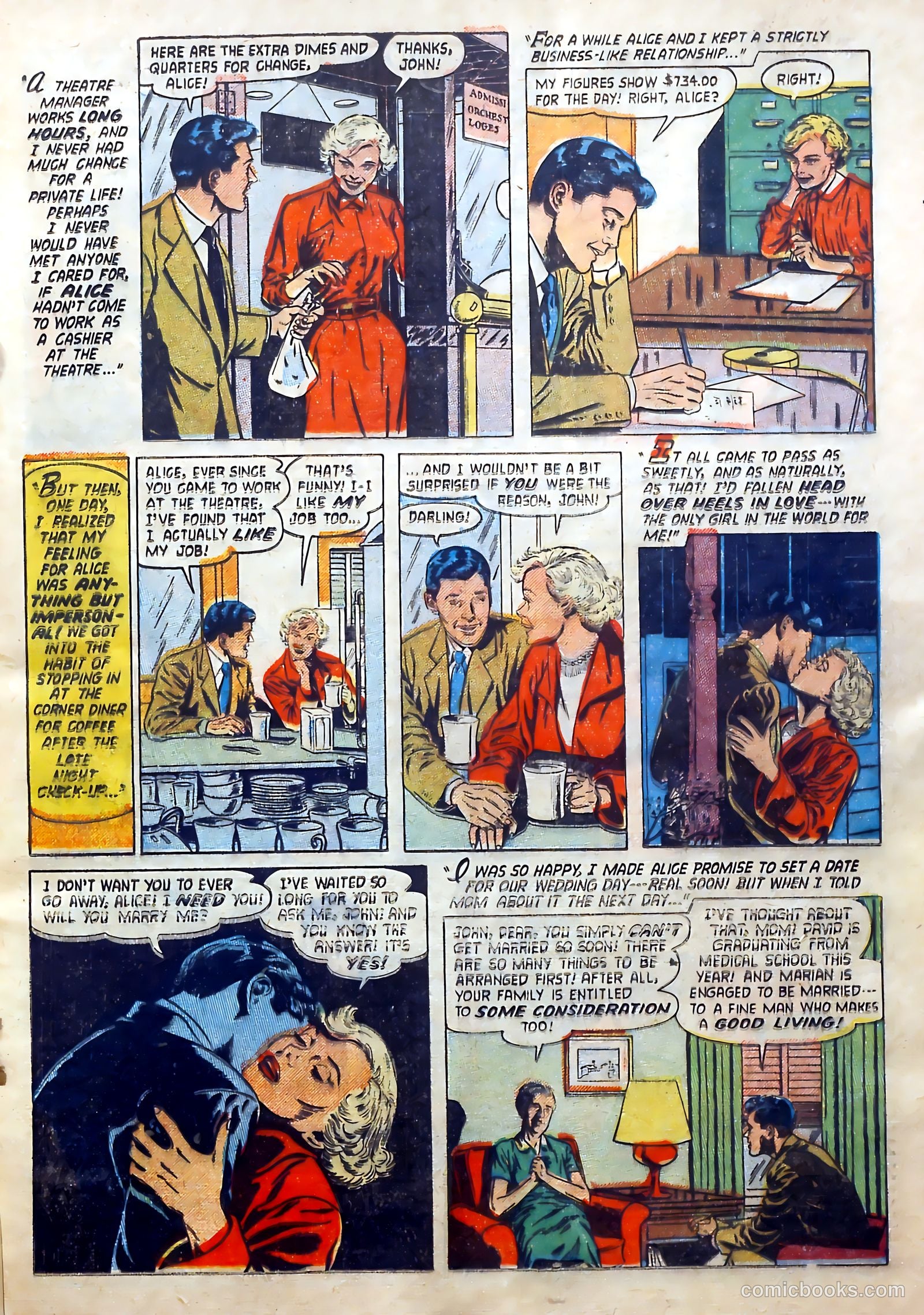 Love Diary #37 (1953) — page 23 of 36