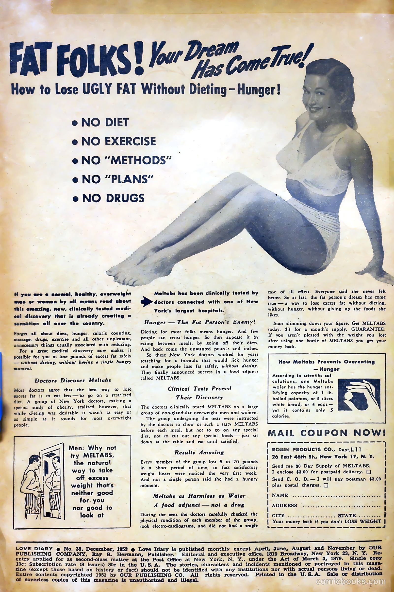 Love Diary #38 (1953) — page 2 of 36