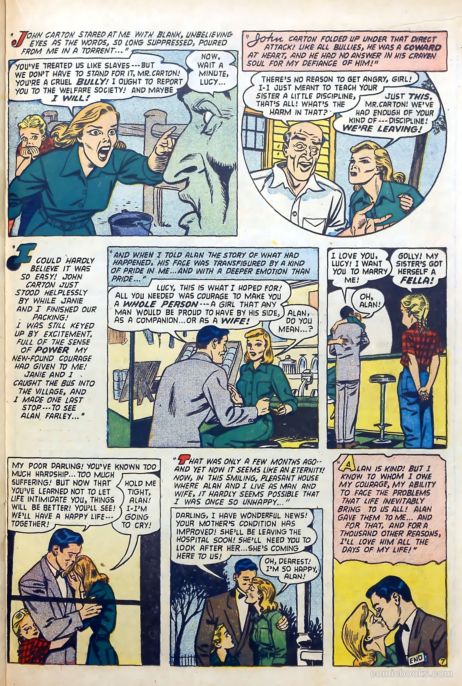 Love Diary #38 (1953) — page 21 of 36