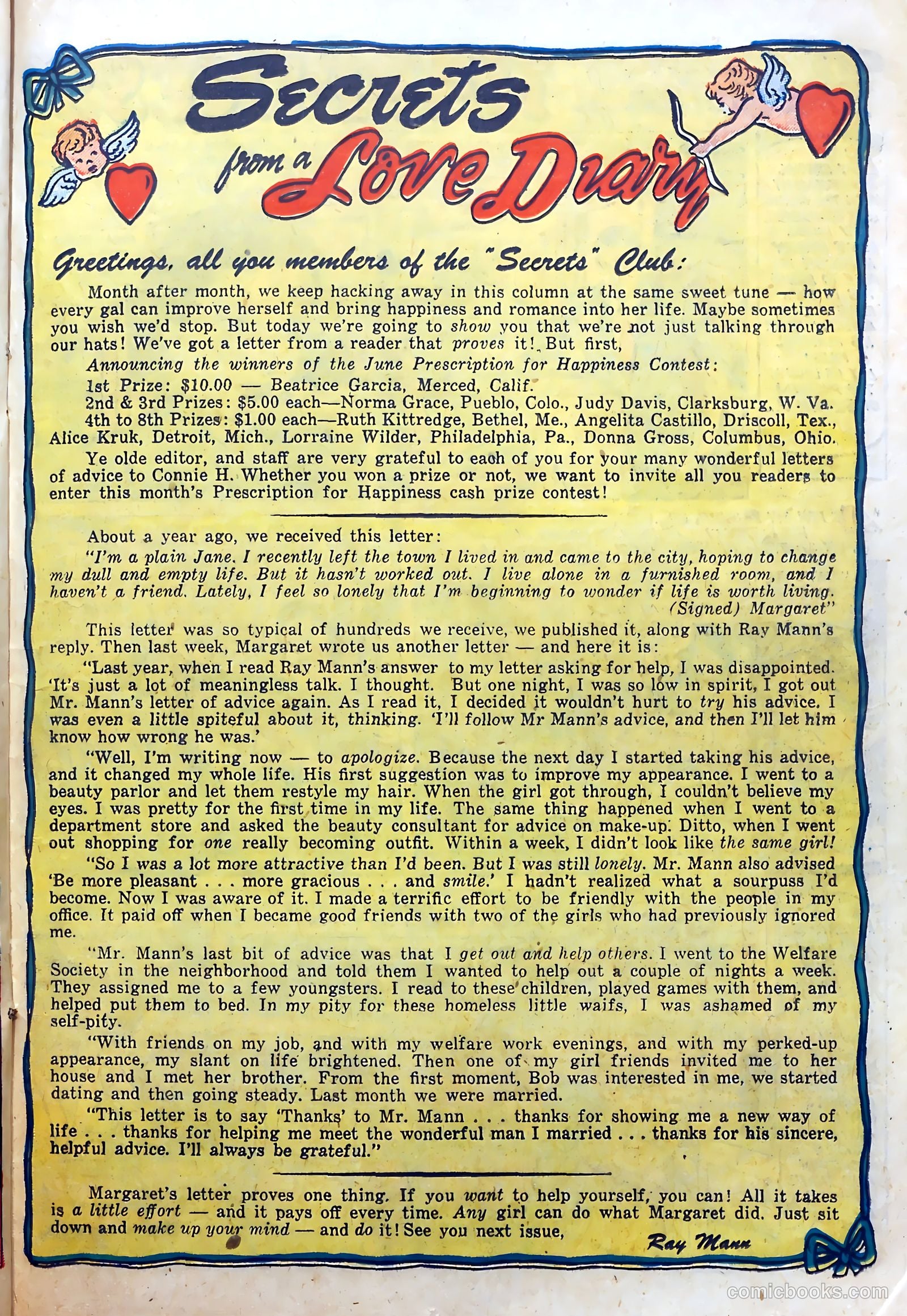Love Diary #39 (1954) — page 21 of 36