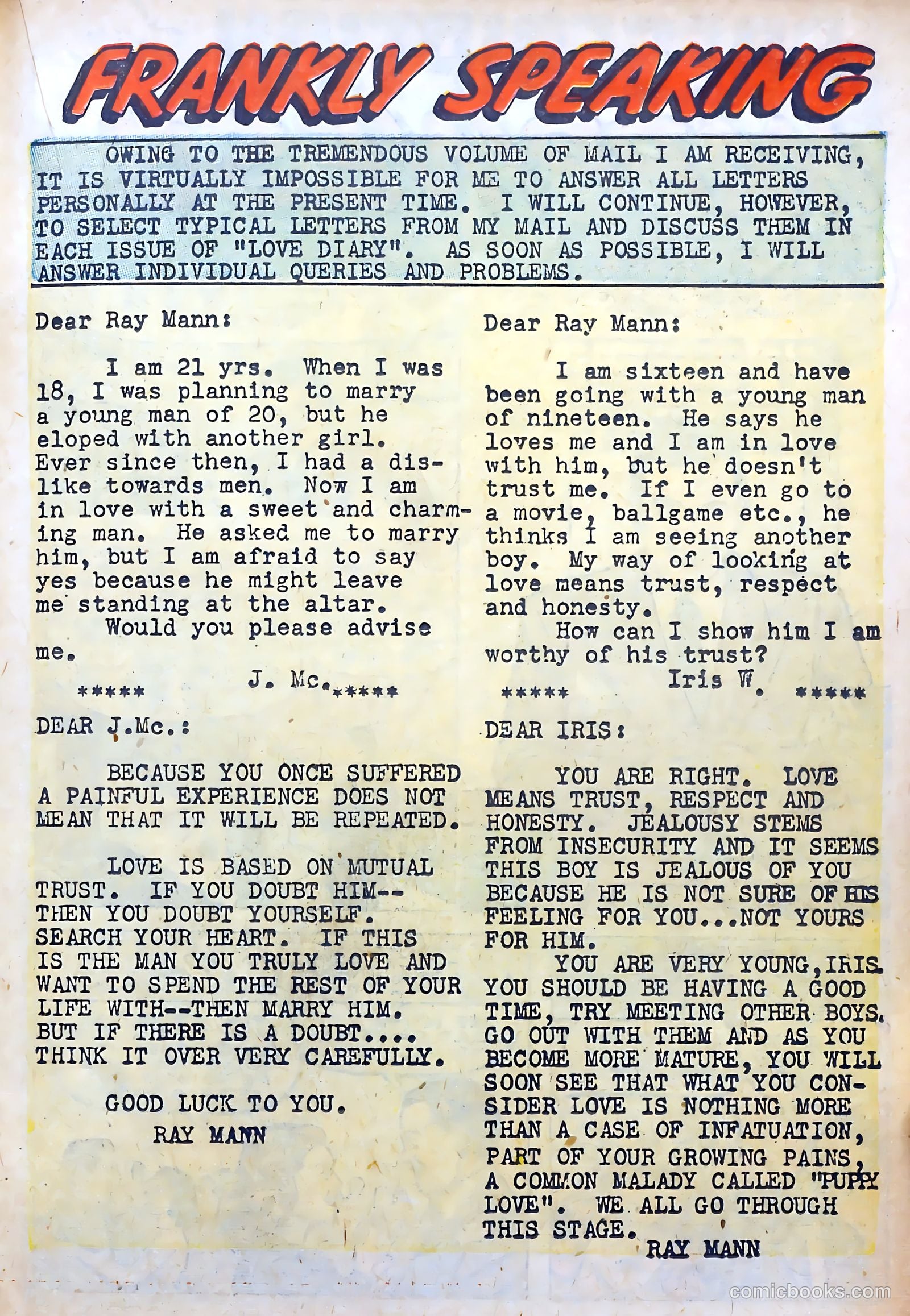 Love Diary #4 (1950) — page 27 of 52