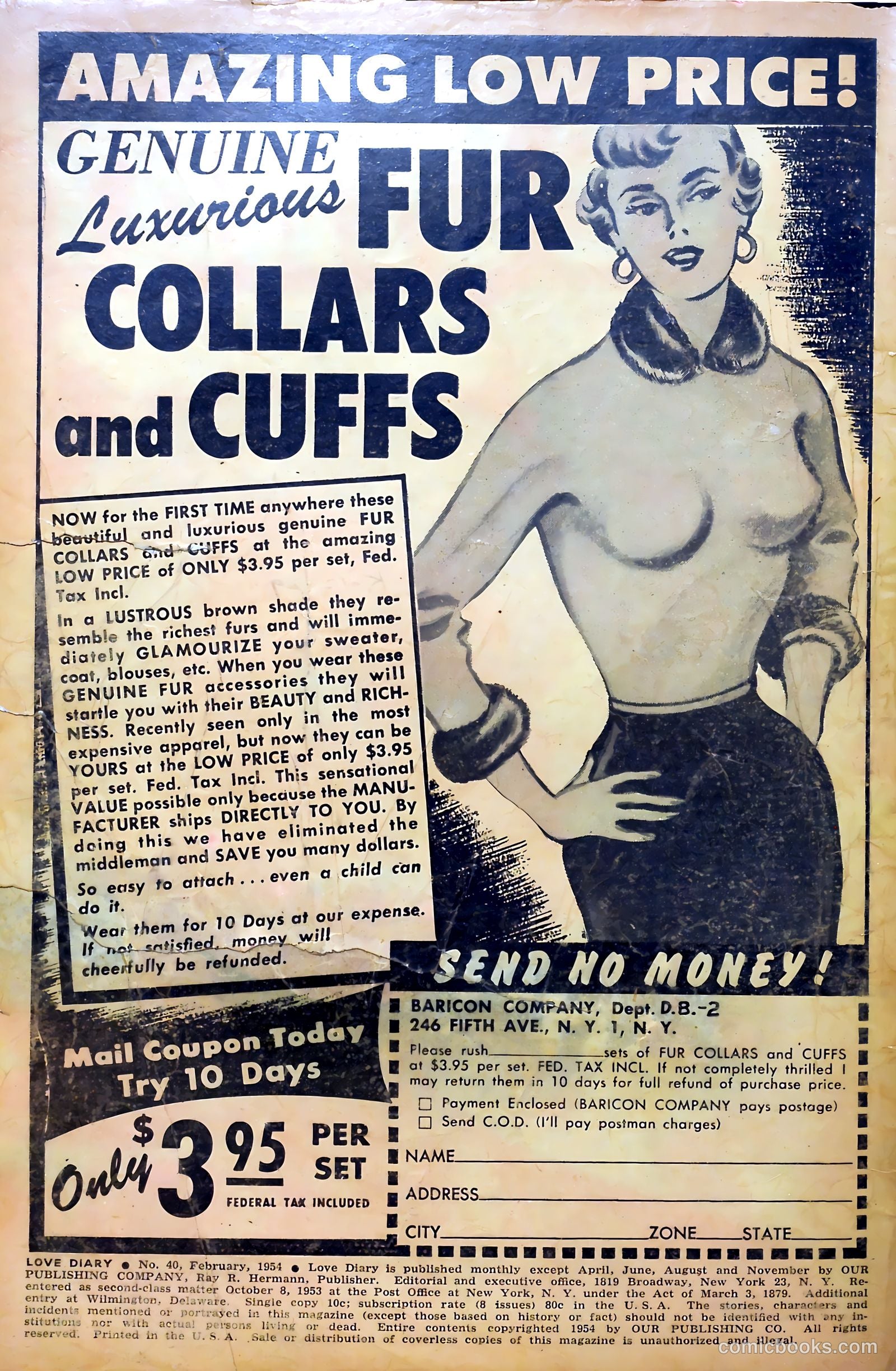 Love Diary #40 (1954) — page 2 of 36
