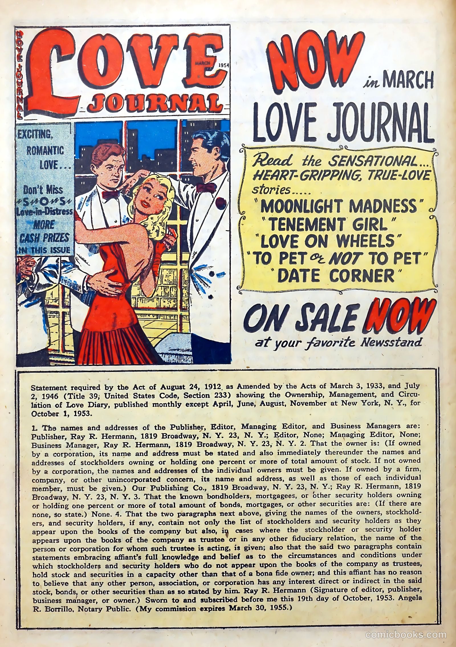 Love Diary #40 (1954) — page 26 of 36
