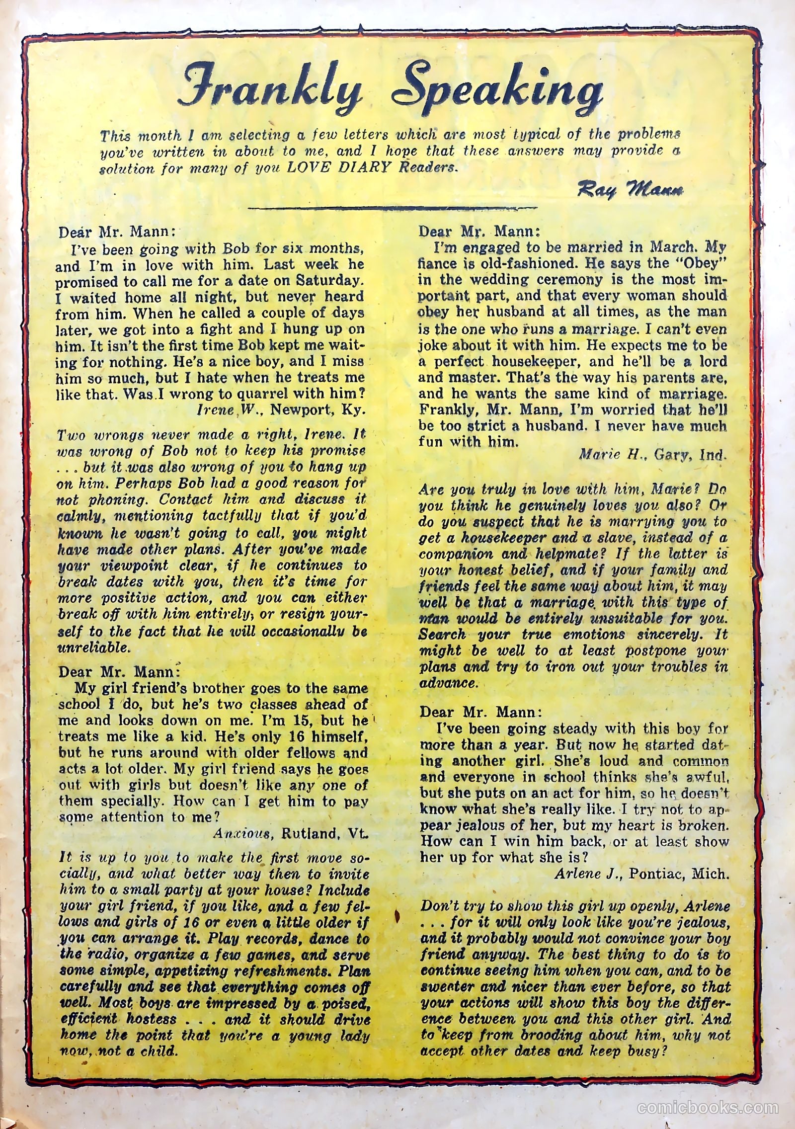 Love Diary #40 (1965) — page 25 of 37