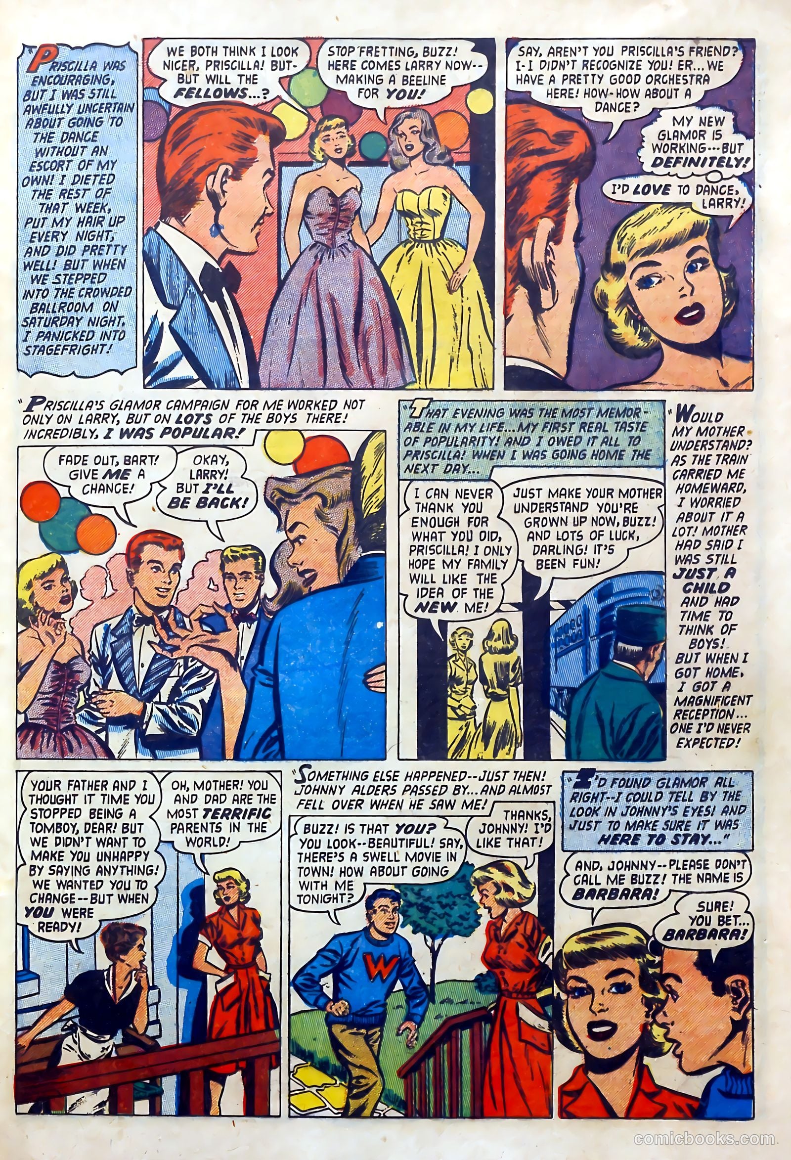 Love Diary #42 (1954) — page 23 of 36