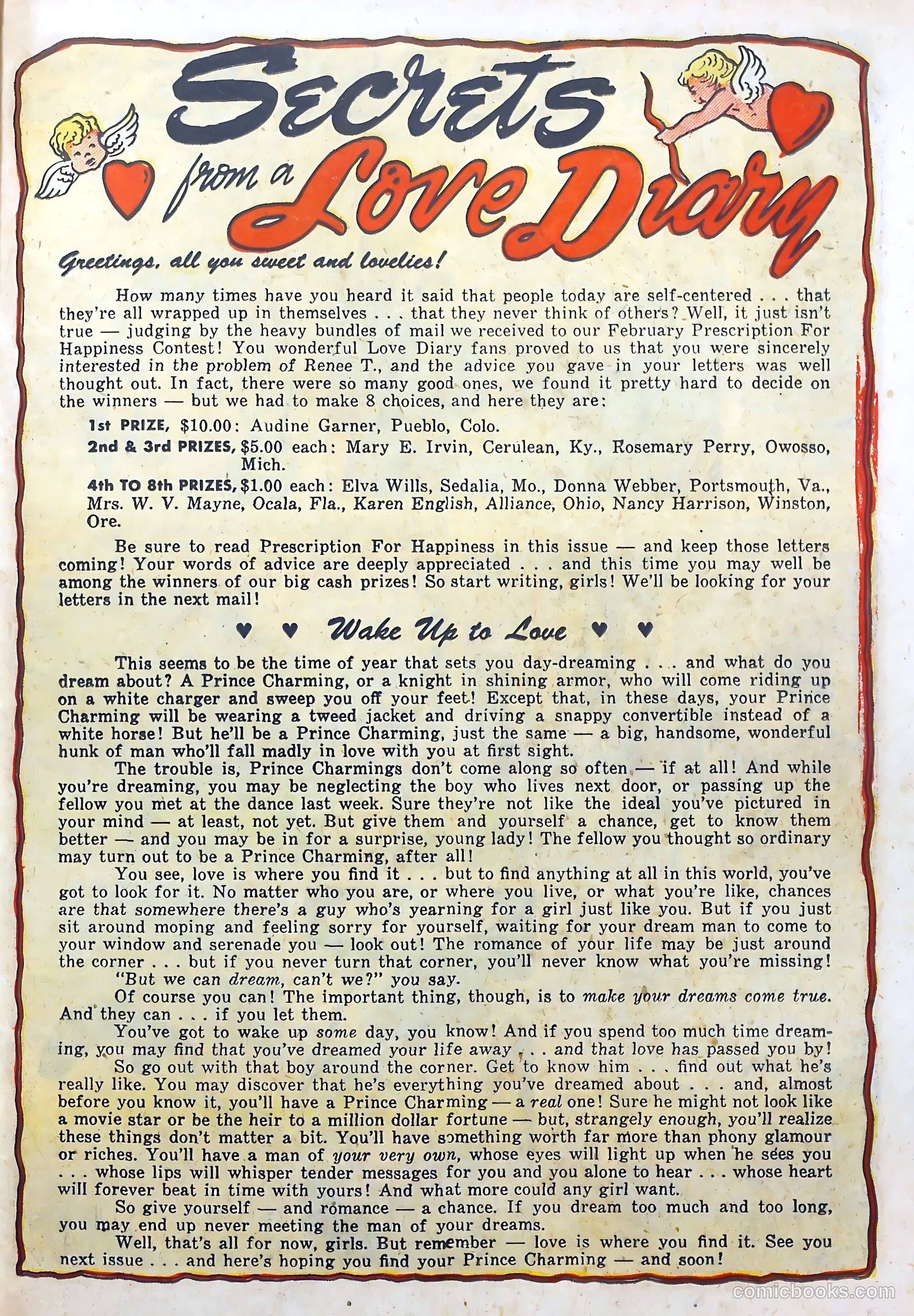 Love Diary #44 (1954) — page 21 of 36