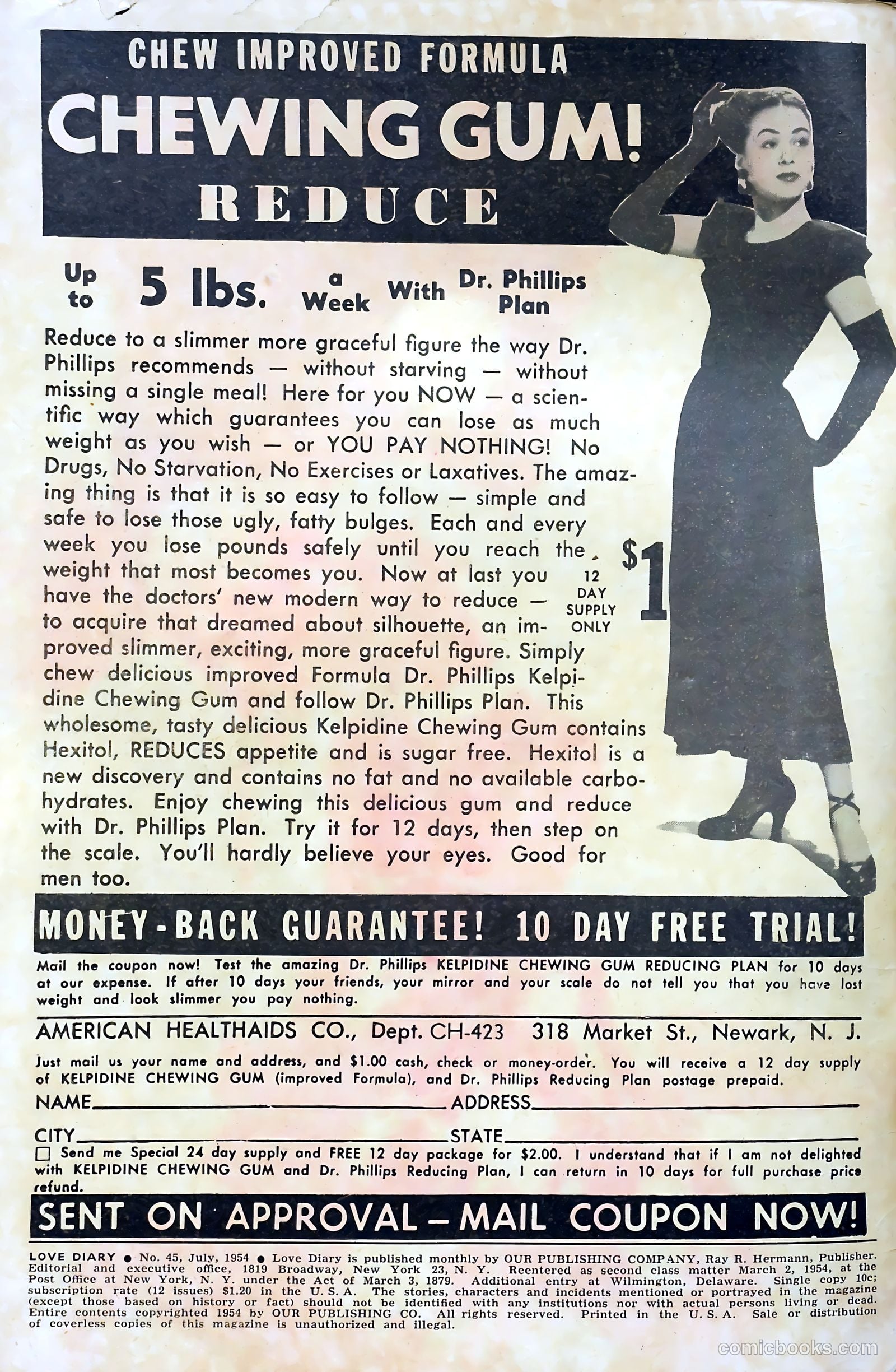 Love Diary #45 (1954) — page 2 of 36