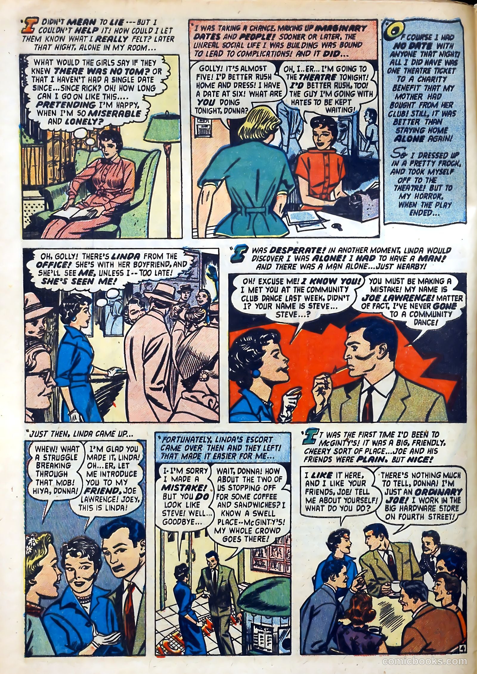 Love Diary #45 (1954) — page 6 of 36